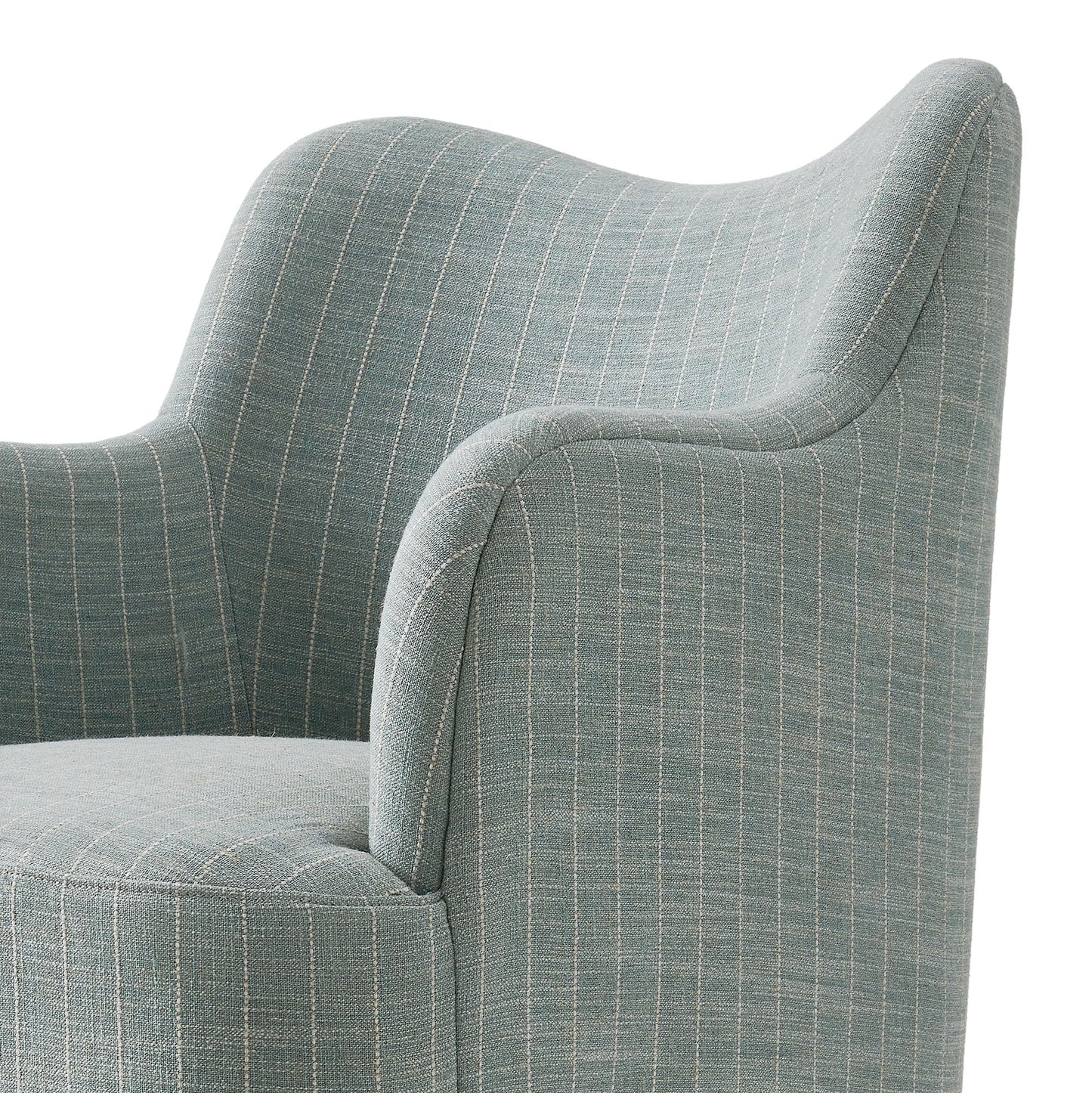 Cordelle Linen Blend Swivel Dining Chair by Modway
