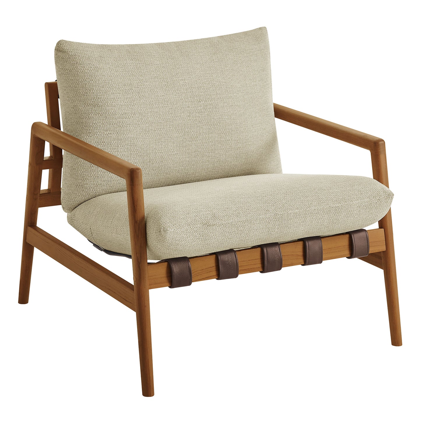 Nomi Outdoor Patio Teak Wood Sling Chair by Modway