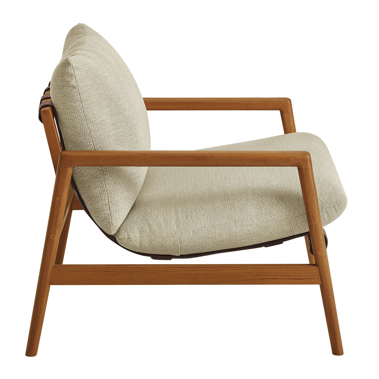 Nomi Outdoor Patio Teak Wood Sling Chair by Modway