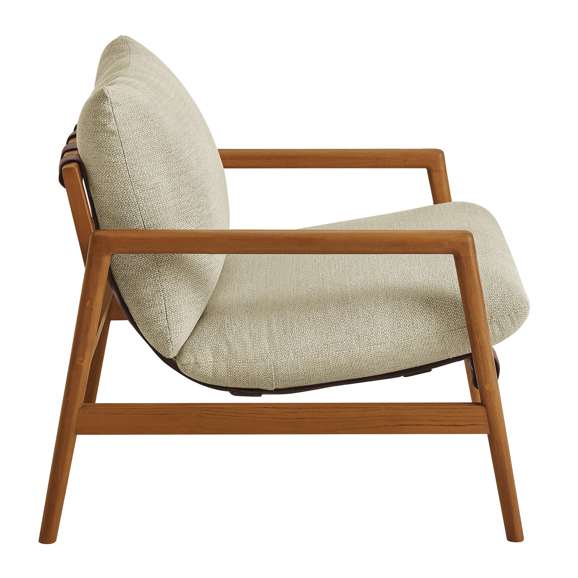 Nomi Outdoor Patio Teak Wood Sling Chair by Modway
