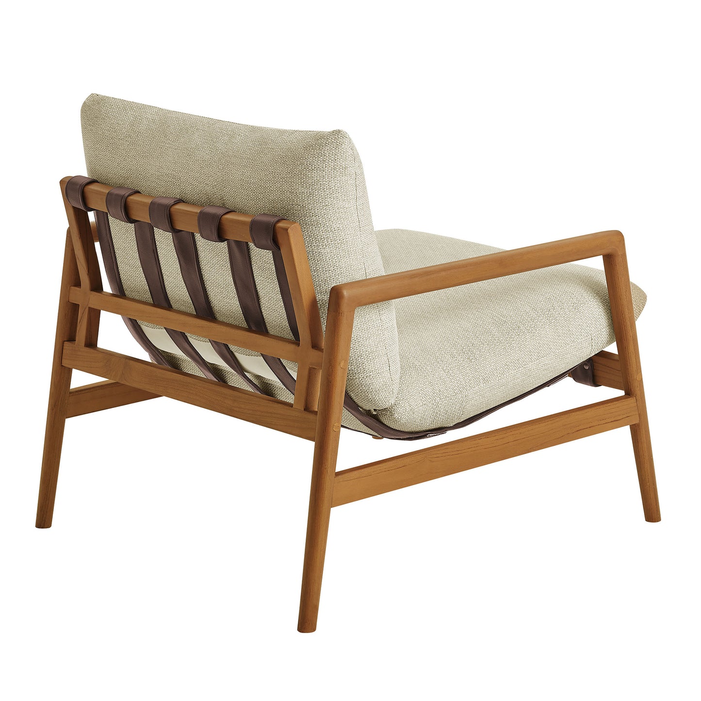 Nomi Outdoor Patio Teak Wood Sling Chair by Modway
