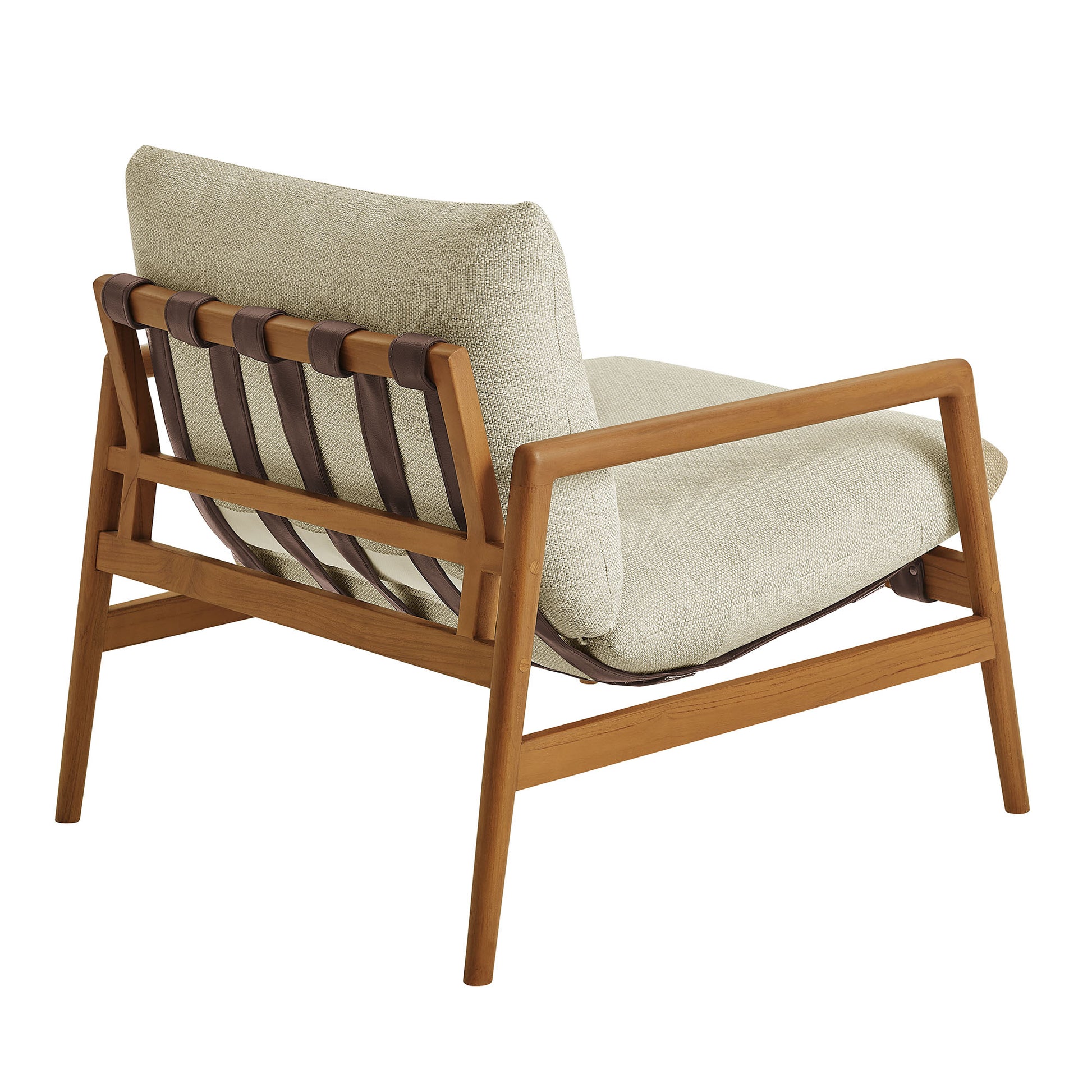 Nomi Outdoor Patio Teak Wood Sling Chair by Modway