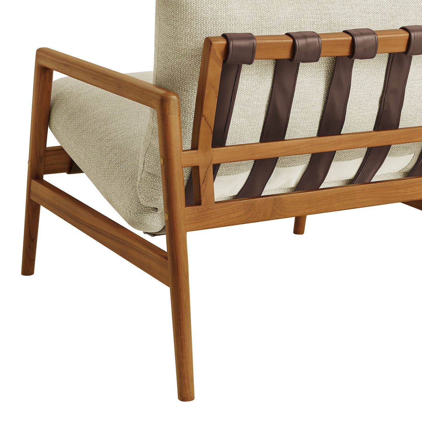 Nomi Outdoor Patio Teak Wood Sling Chair by Modway