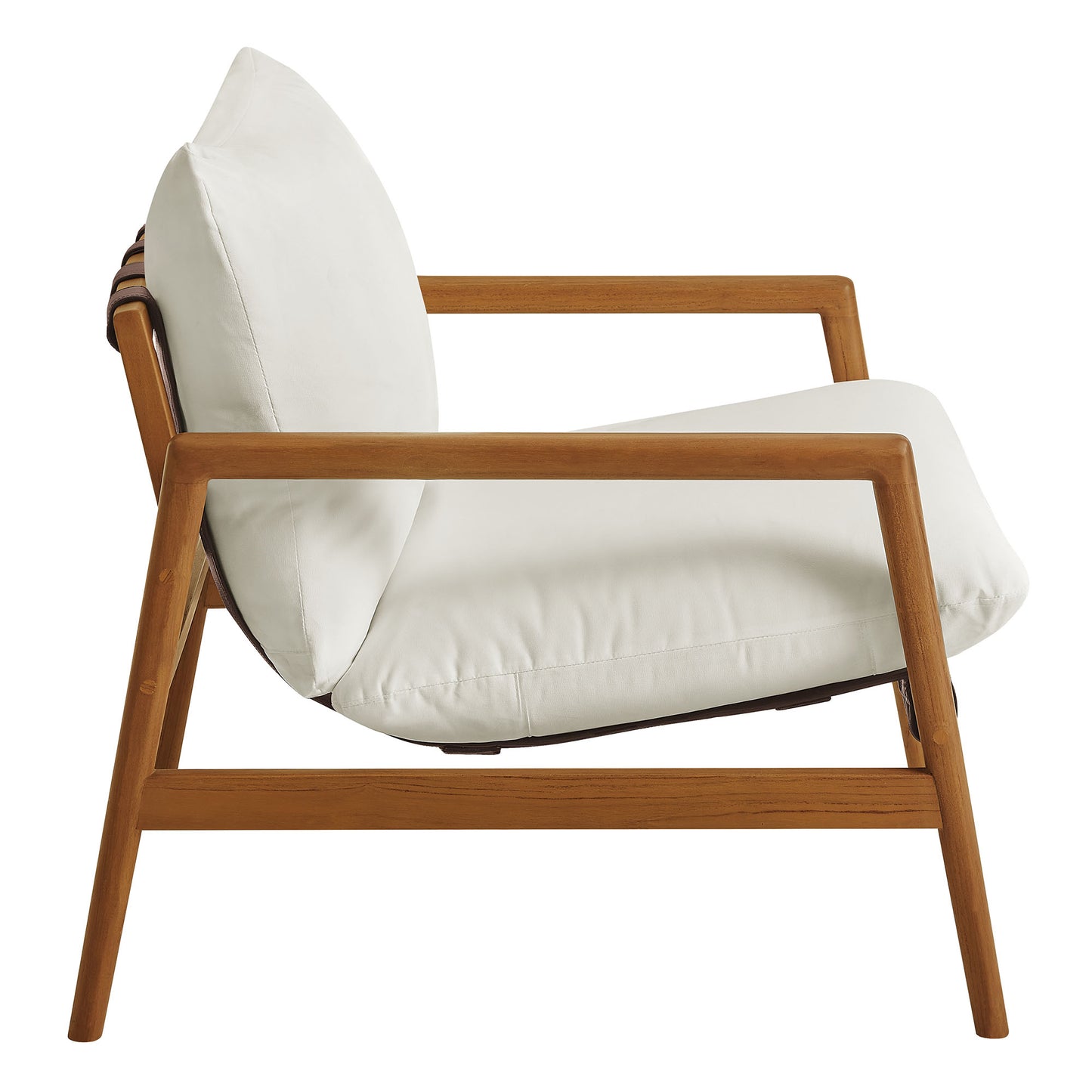 Nomi Outdoor Patio Teak Wood Sling Chair by Modway