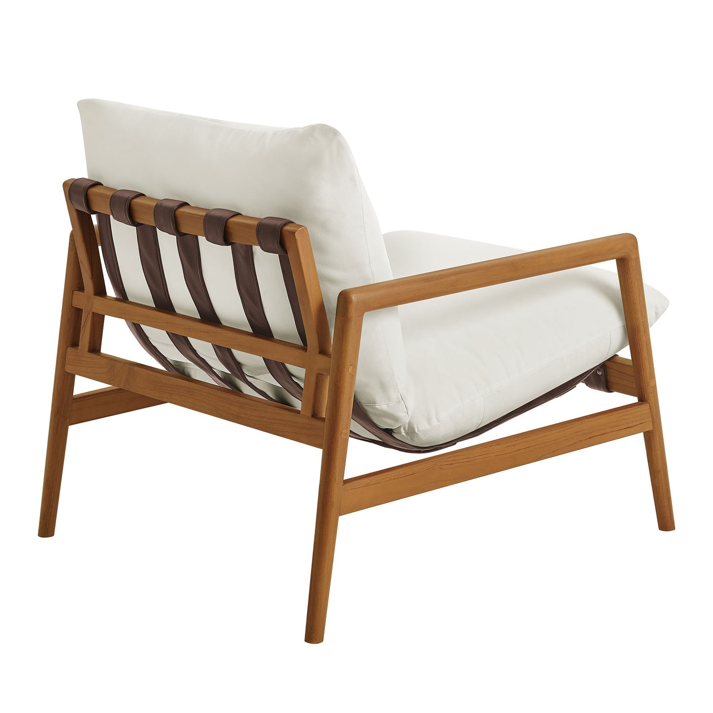 Nomi Outdoor Patio Teak Wood Sling Chair by Modway