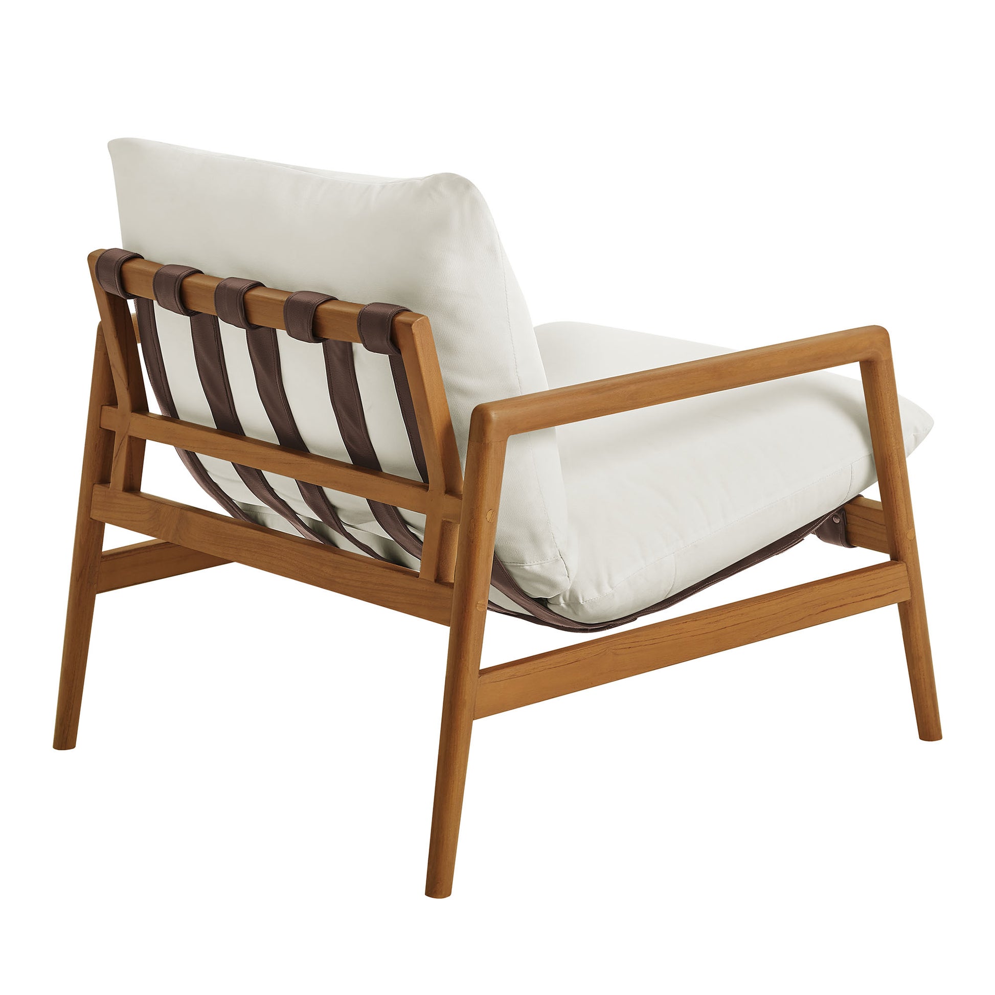 Nomi Outdoor Patio Teak Wood Sling Chair by Modway