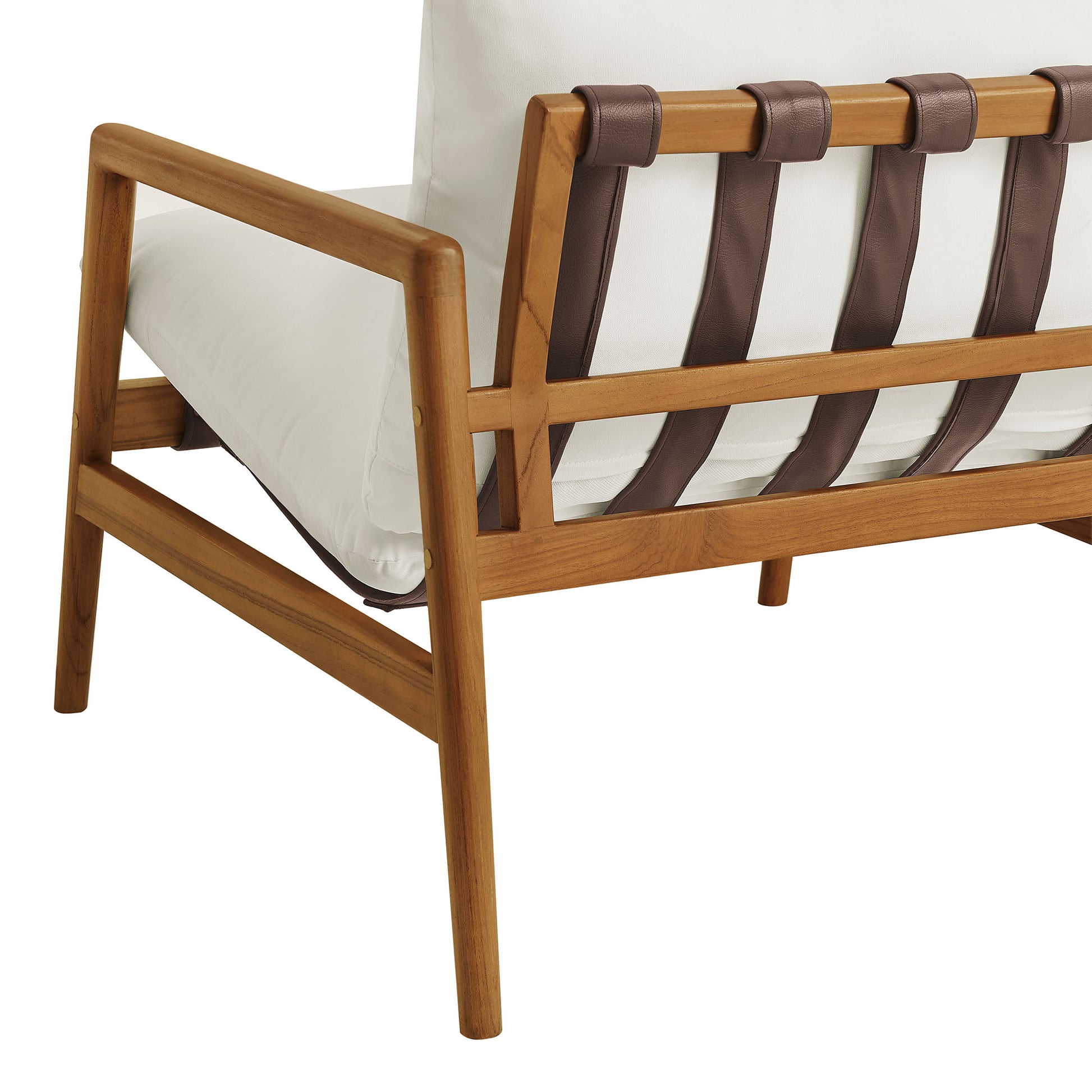 Nomi Outdoor Patio Teak Wood Sling Chair by Modway