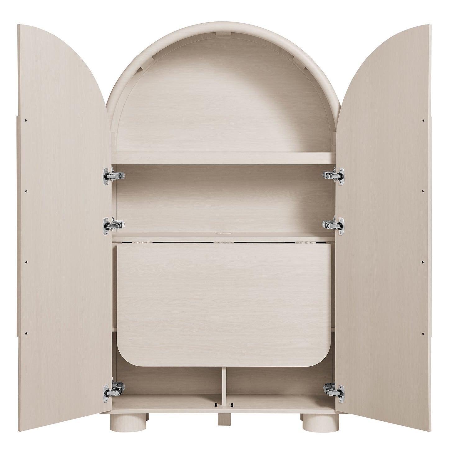 Bellamy Arched Fold-Out Desk Cabinet by Modway