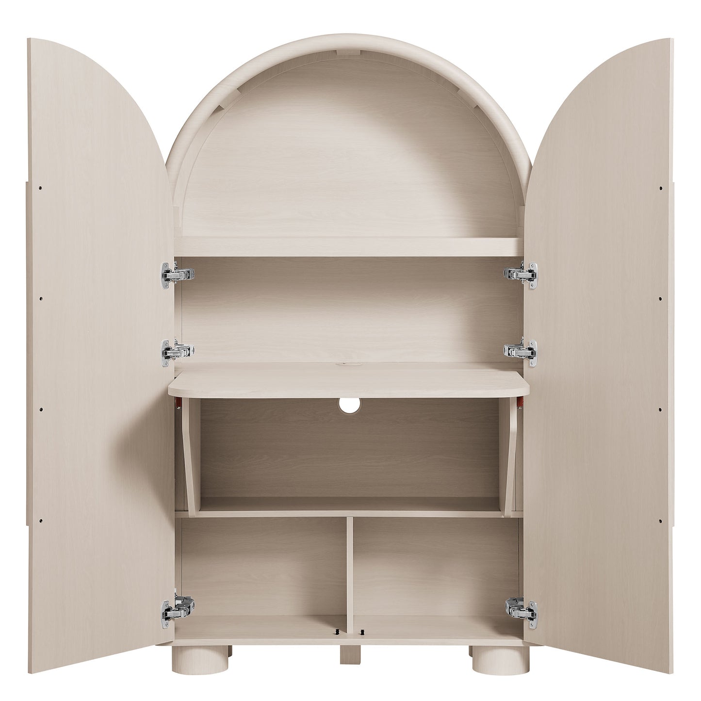 Bellamy Arched Fold-Out Desk Cabinet by Modway