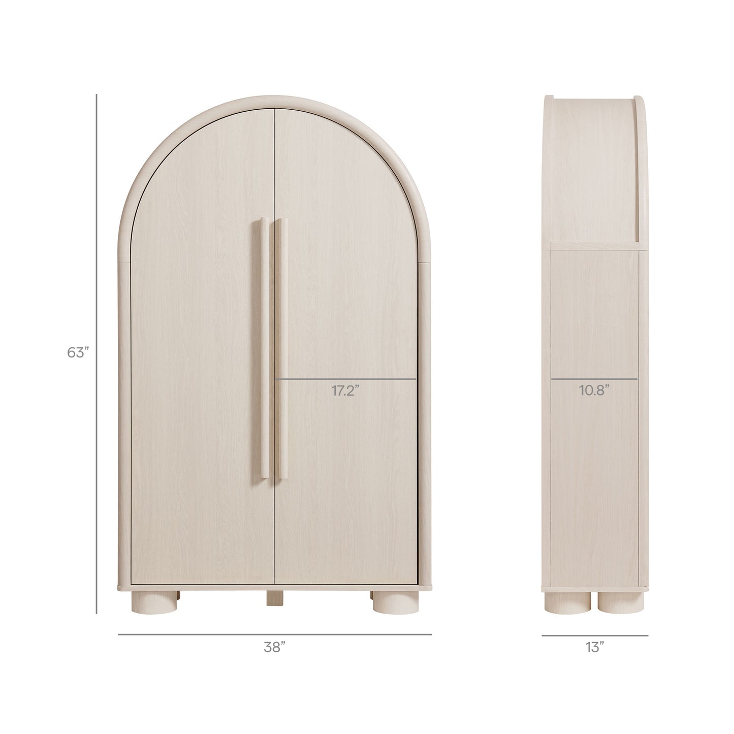 Bellamy Arched Fold-Out Desk Cabinet by Modway