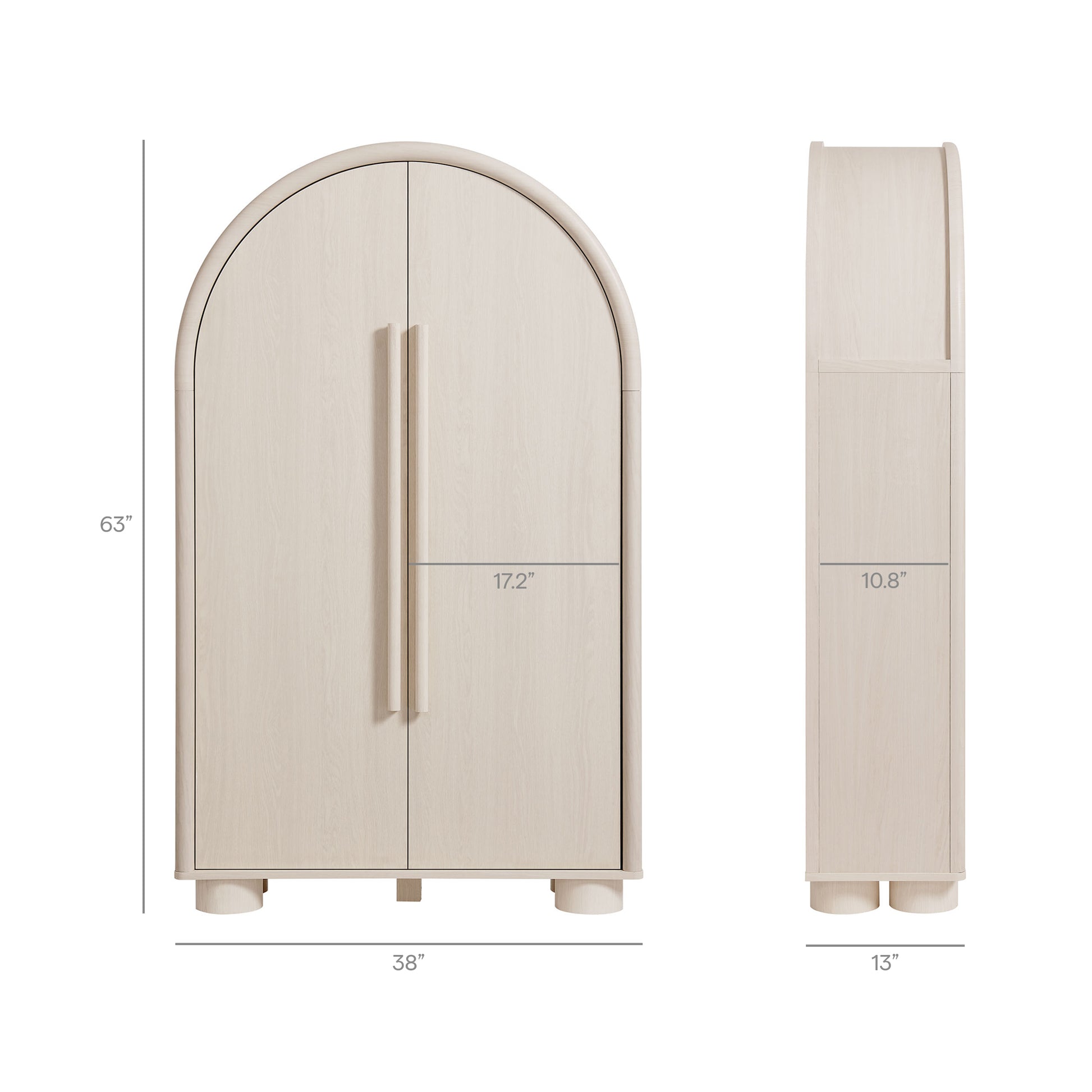 Bellamy Arched Fold-Out Desk Cabinet by Modway