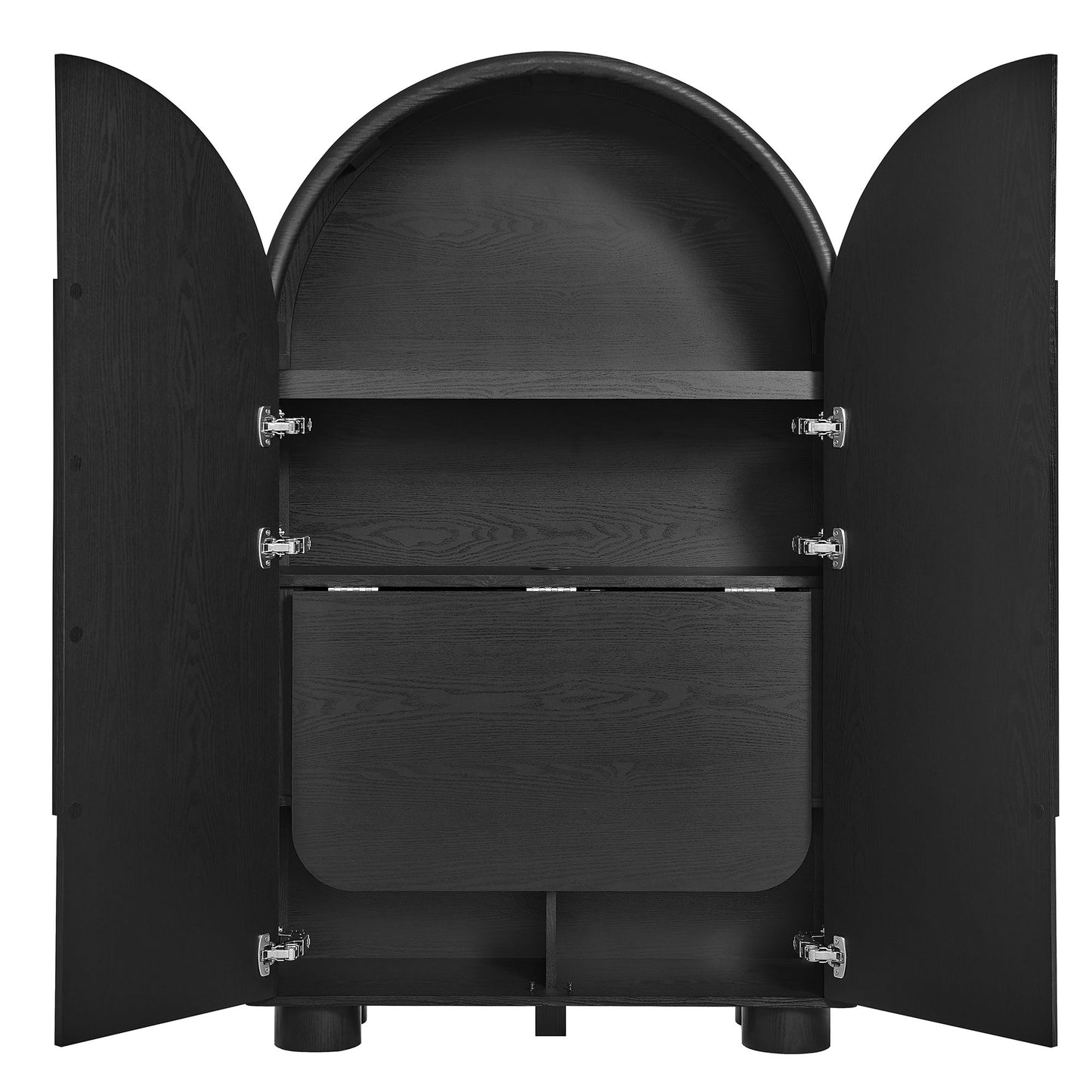Bellamy Arched Fold-Out Desk Cabinet by Modway