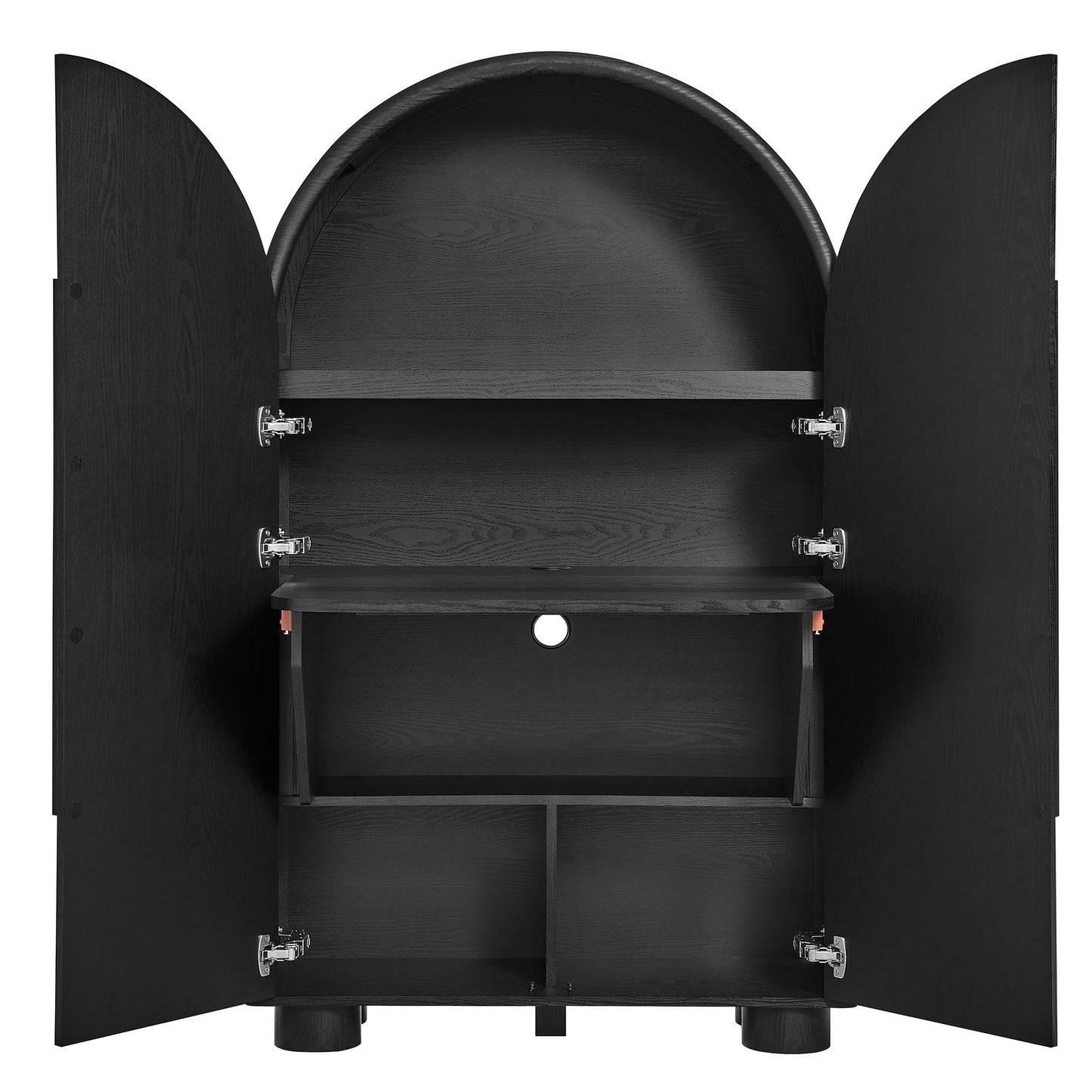 Bellamy Arched Fold-Out Desk Cabinet by Modway