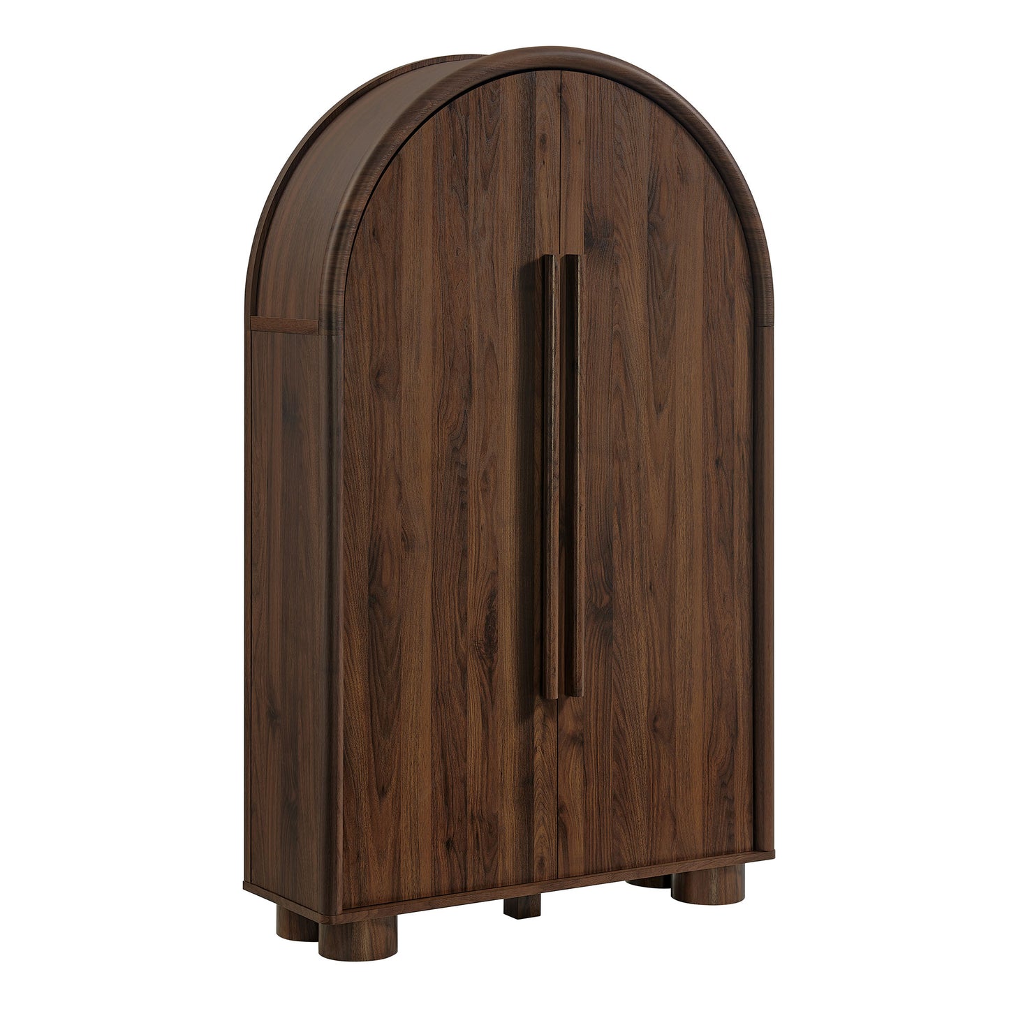 Bellamy Arched Fold-Out Desk Cabinet by Modway