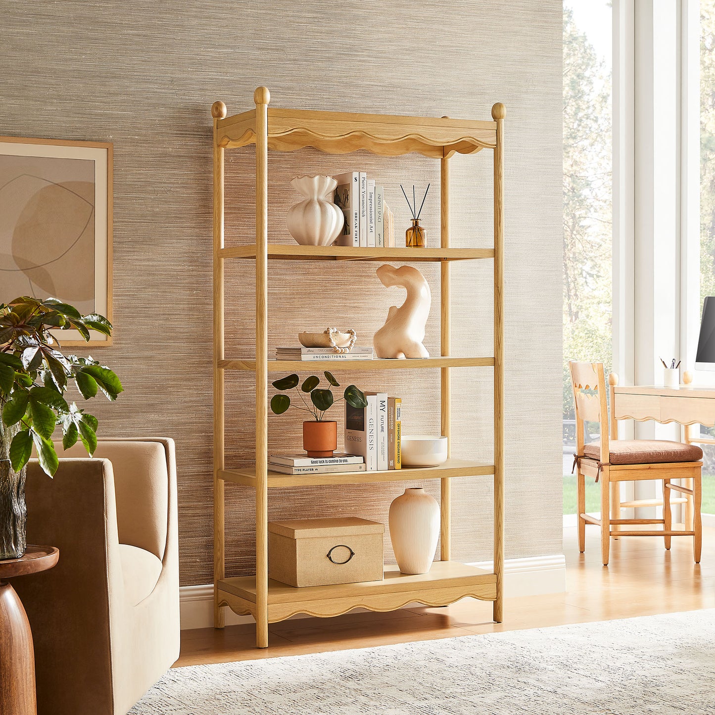 Darcy 4-Tier Open Bookcase by Modway