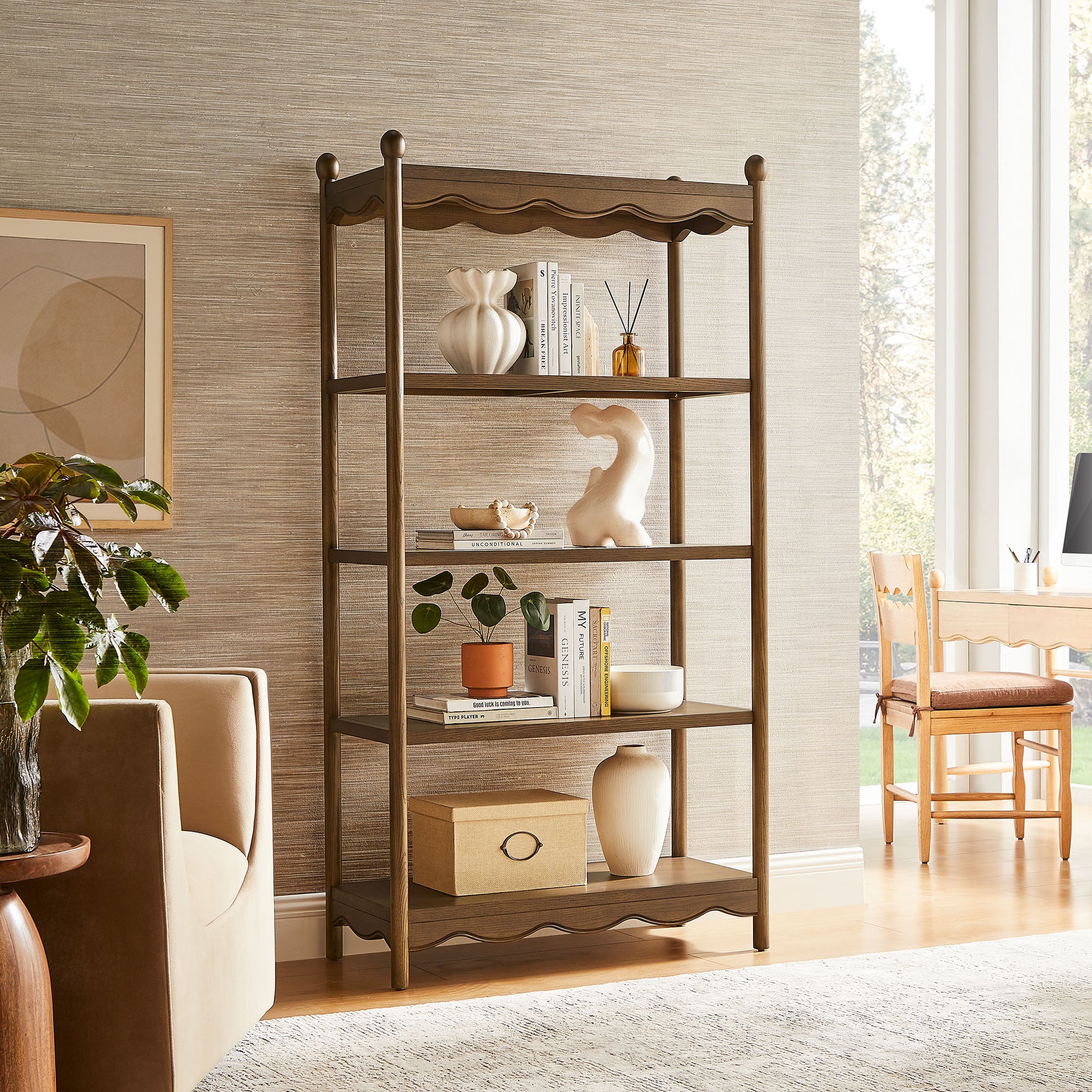 Darcy 4-Tier Open Bookcase by Modway
