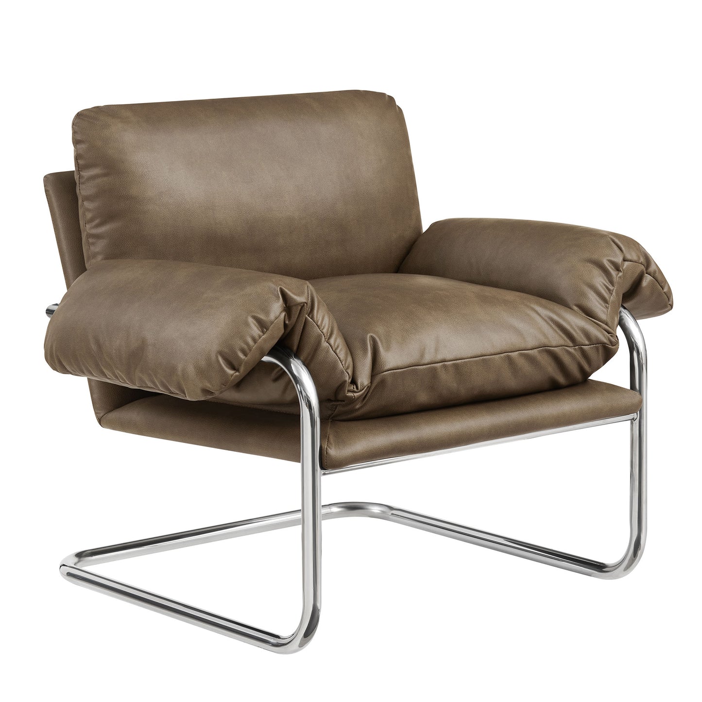 Ansel Vegan Leather Accent Chair by Modway