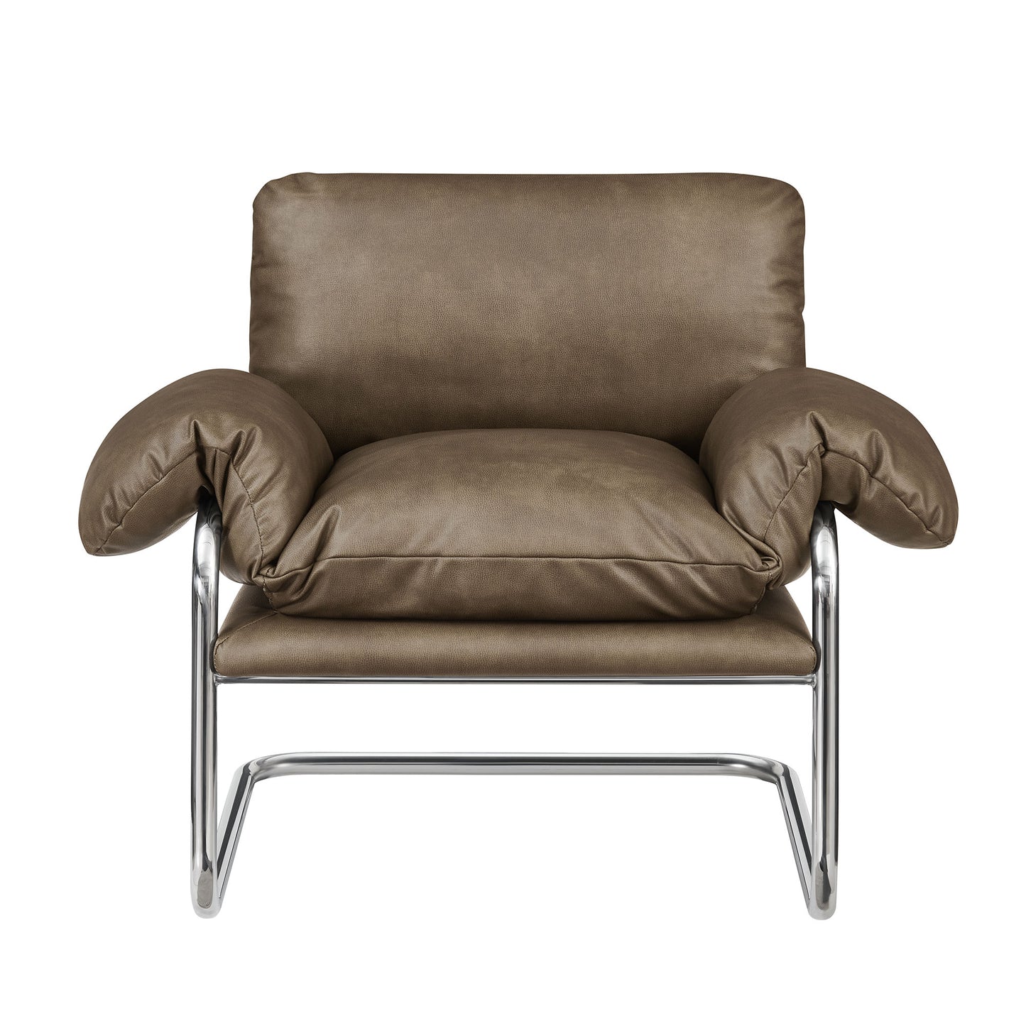 Ansel Vegan Leather Accent Chair by Modway