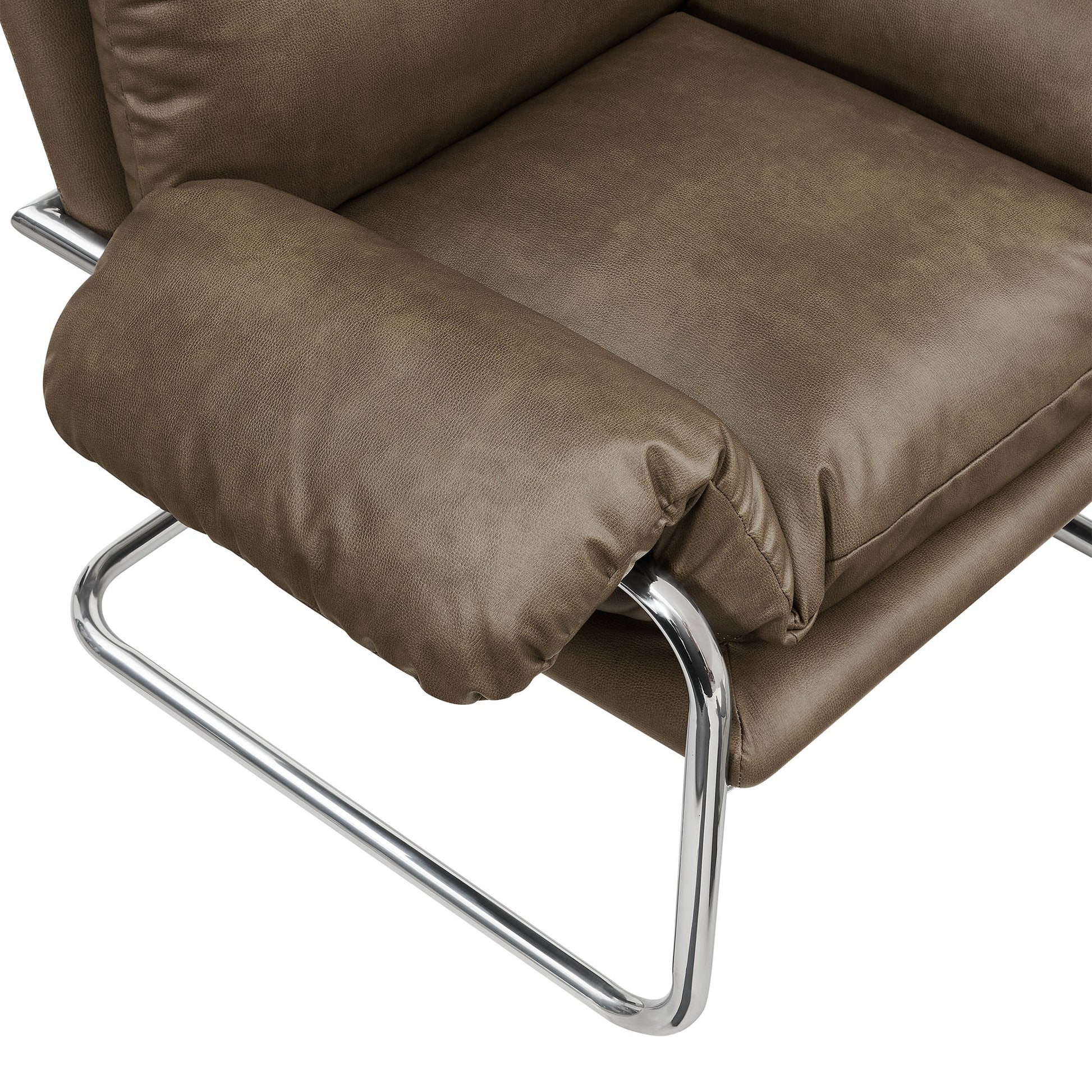 Ansel Vegan Leather Accent Chair by Modway