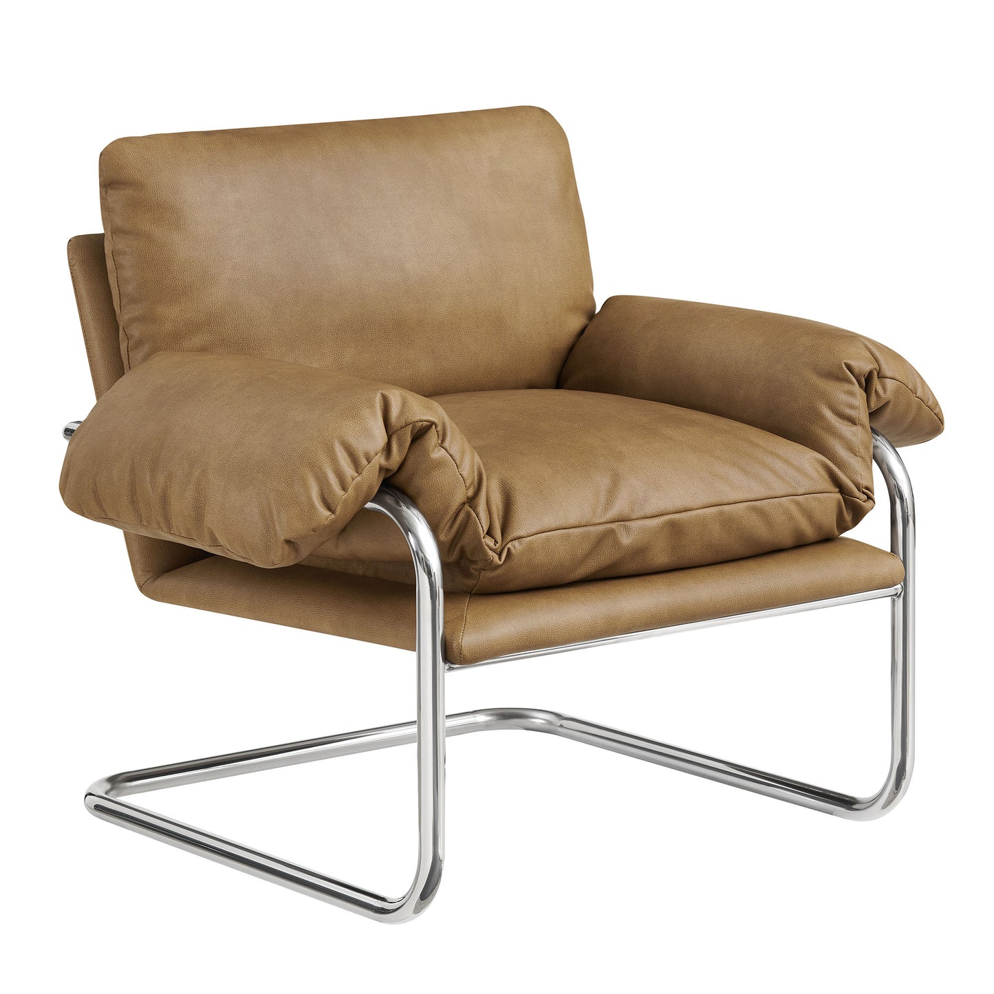 Ansel Vegan Leather Accent Chair by Modway