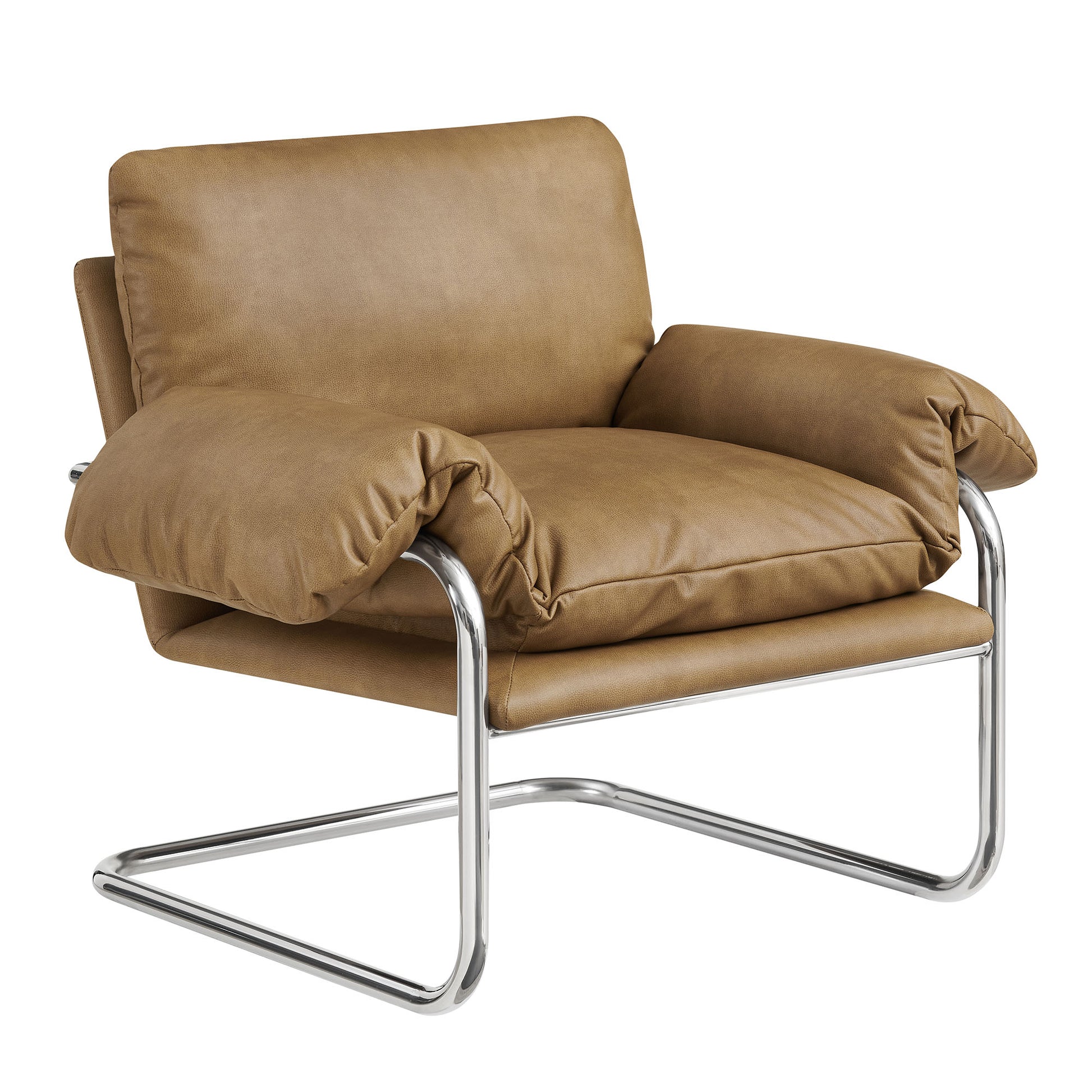 Ansel Vegan Leather Accent Chair by Modway