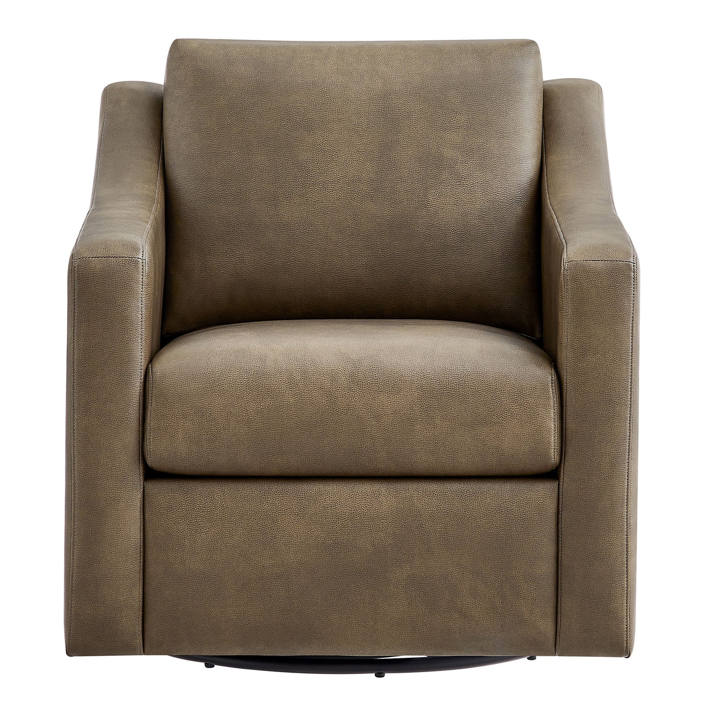 Liora Vegan Leather Swivel Armchair by Modway
