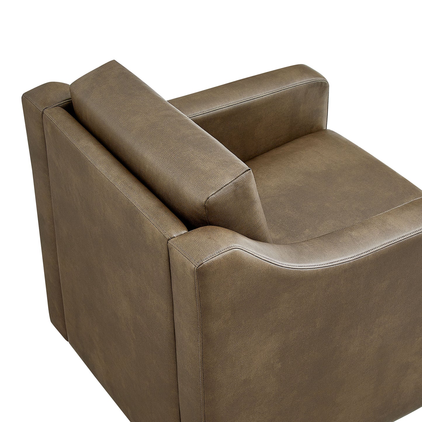 Liora Vegan Leather Swivel Armchair by Modway
