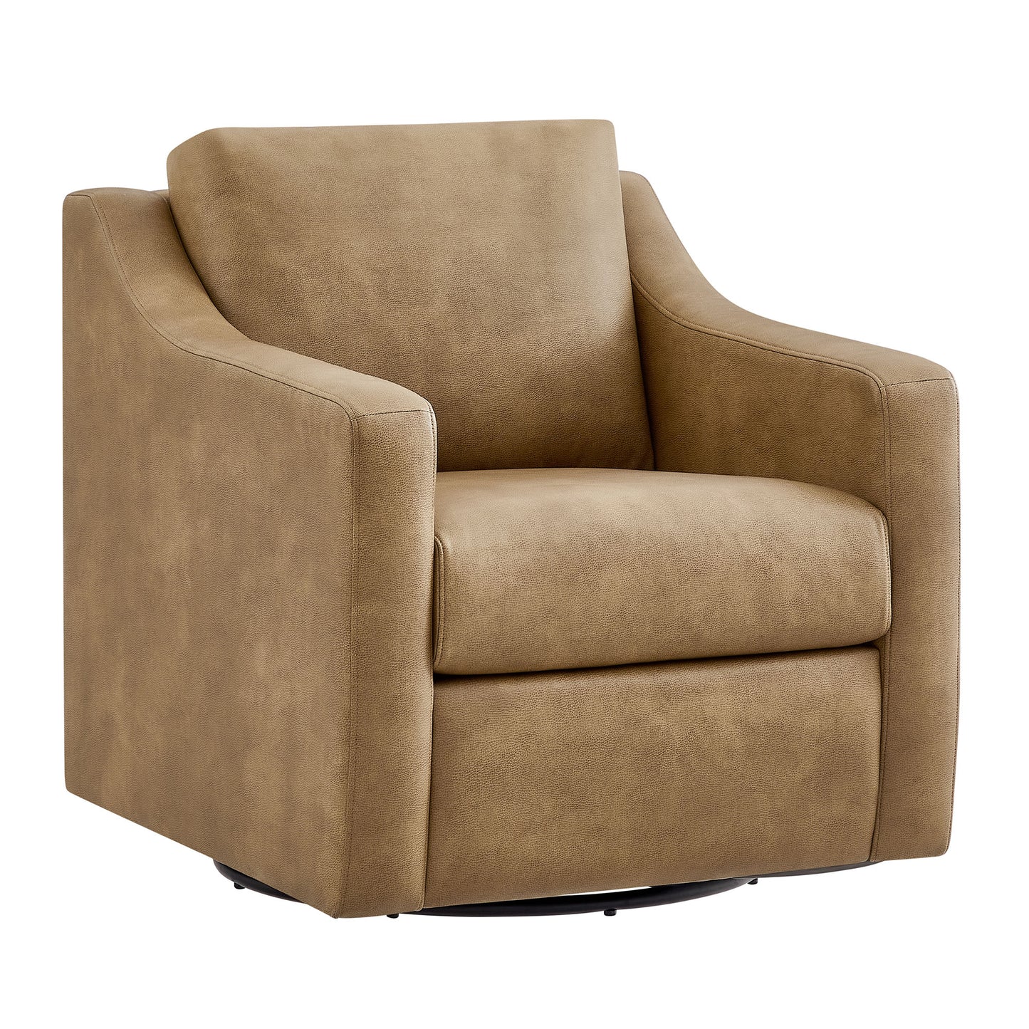 Liora Vegan Leather Swivel Armchair by Modway