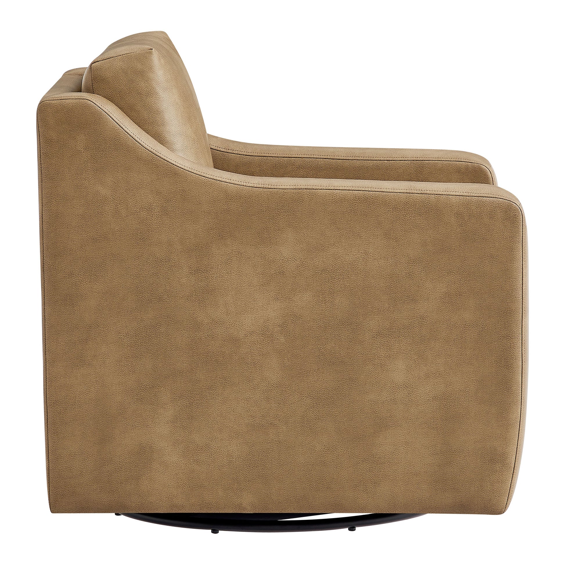 Liora Vegan Leather Swivel Armchair by Modway