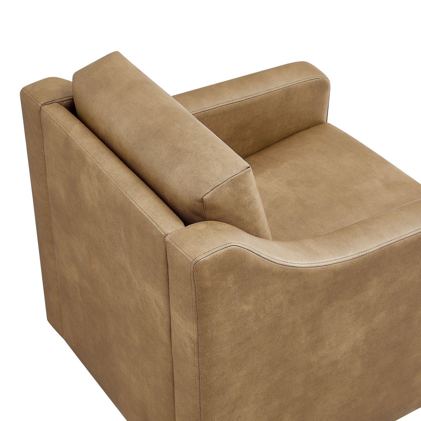 Liora Vegan Leather Swivel Armchair by Modway