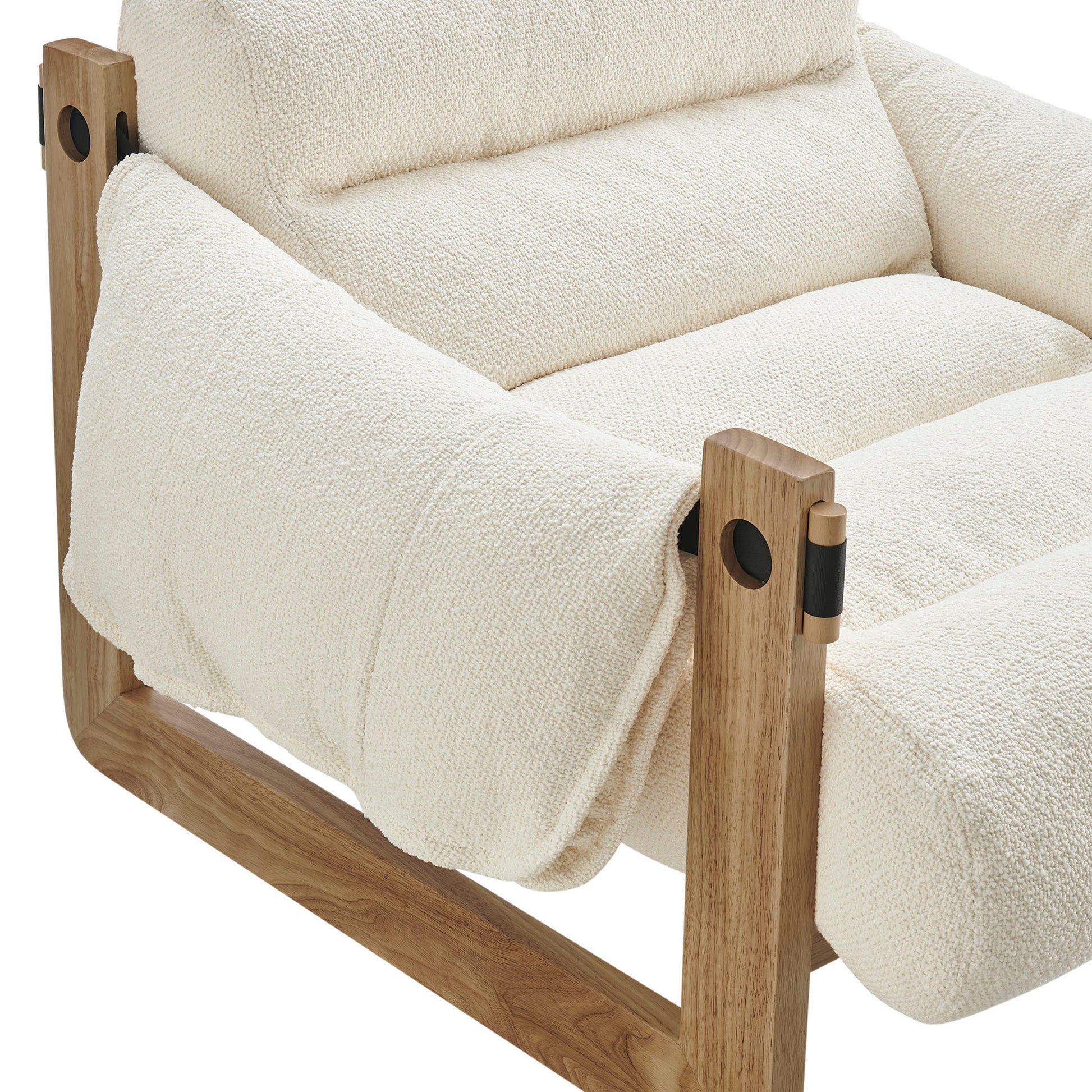 Sorelle Upholstered Fabric Sling Lounge Chair by Modway
