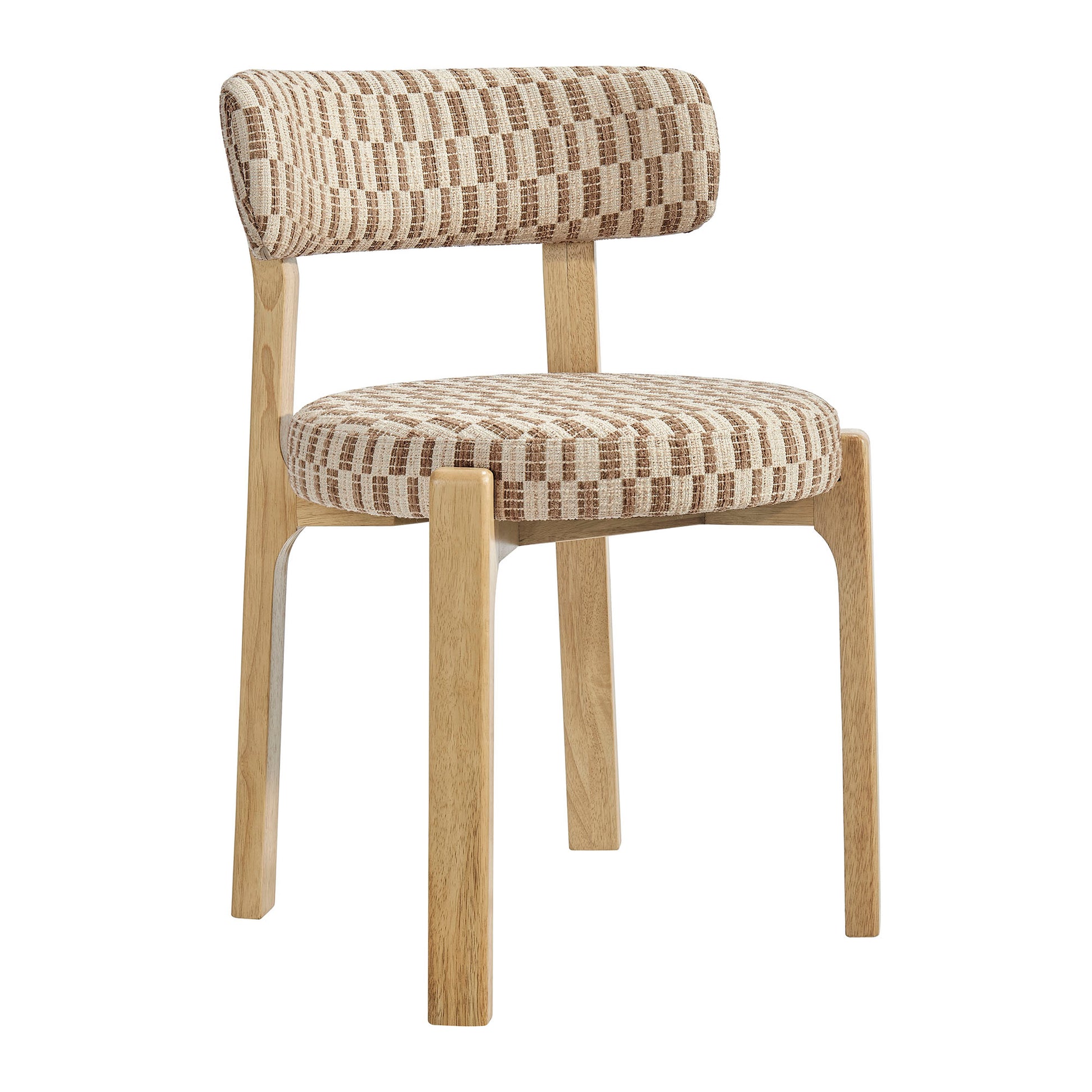 Marsha Retro Upholstered Fabric Dining Chairs Set of 2 by Modway