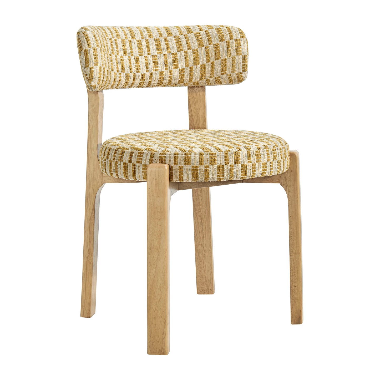 Marsha Retro Upholstered Fabric Dining Chairs Set of 2 by Modway