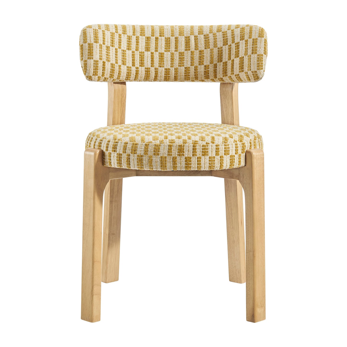 Marsha Retro Upholstered Fabric Dining Chairs Set of 2 by Modway