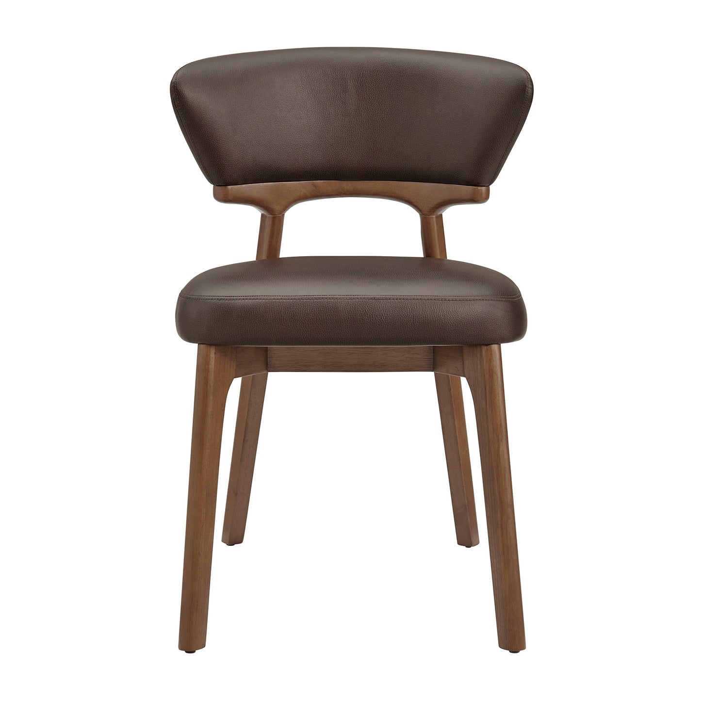 Daphne Vegan Leather Dining Chairs Set of 2 by Modway