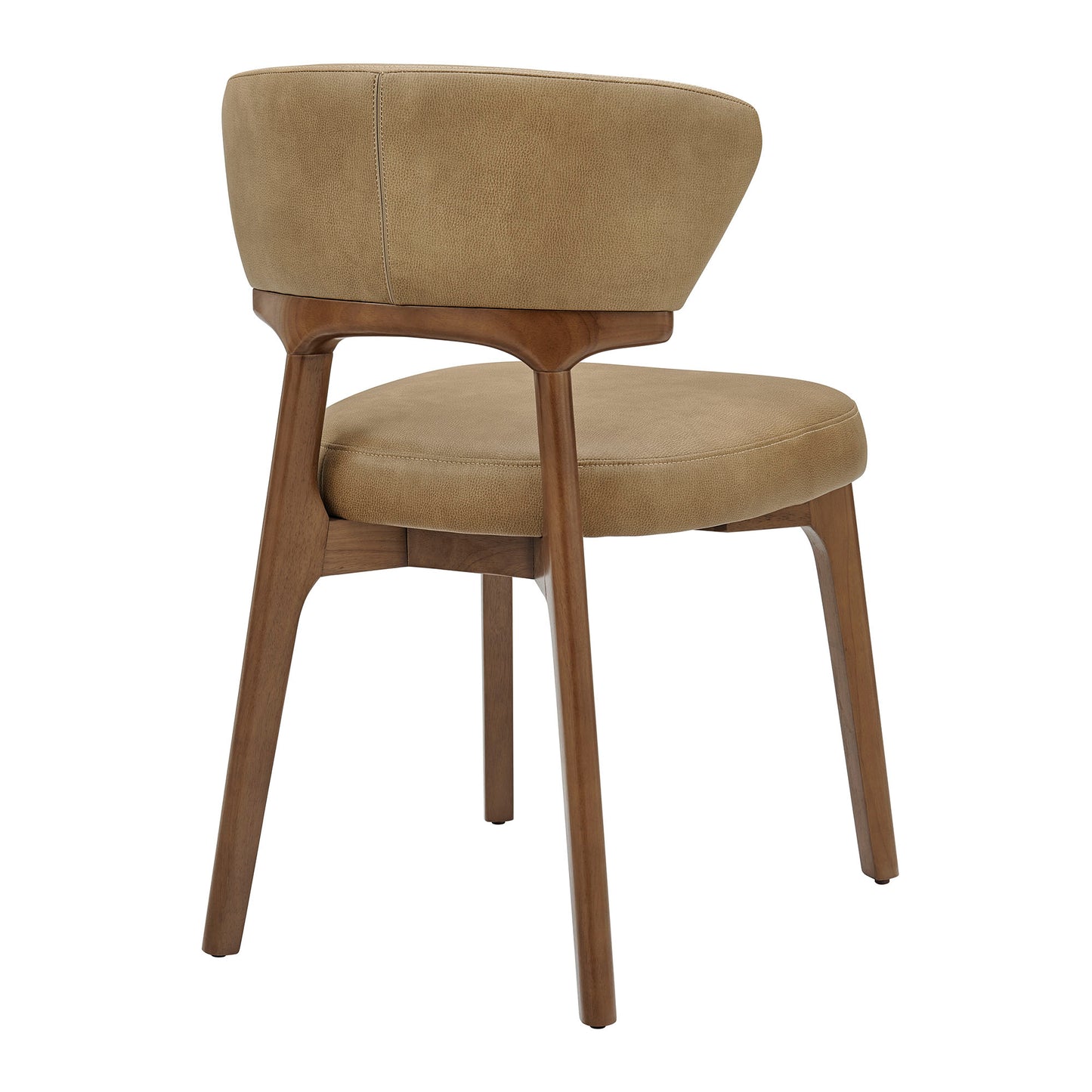 Daphne Vegan Leather Dining Chairs Set of 2 by Modway