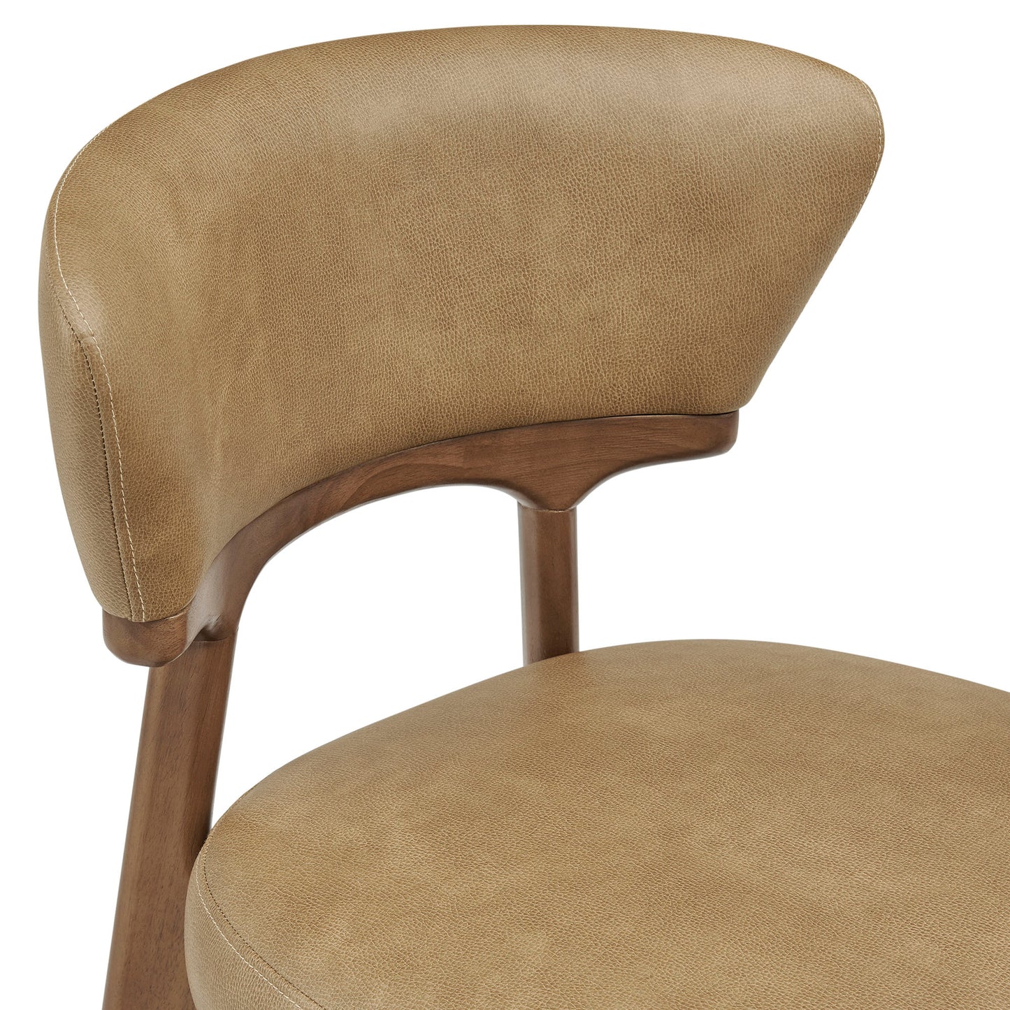 Daphne Vegan Leather Dining Chairs Set of 2 by Modway