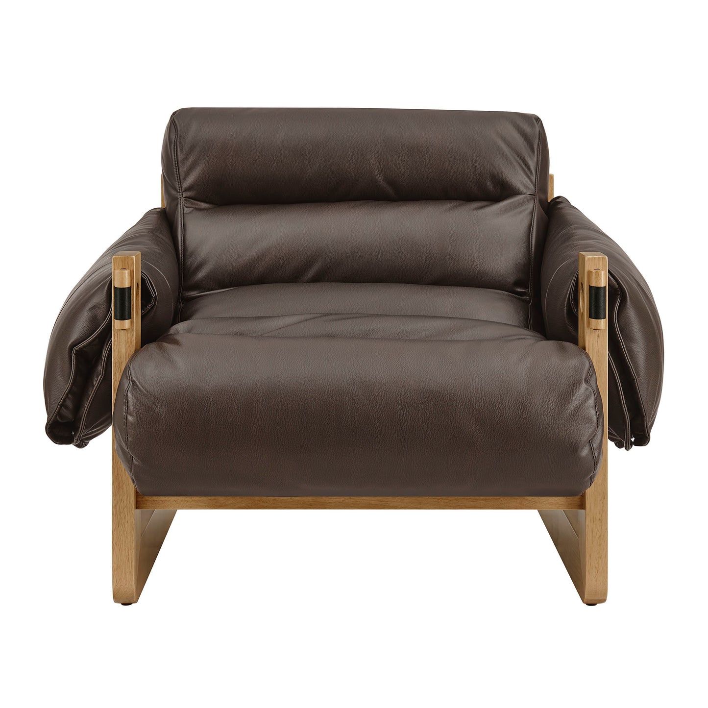 Sorelle Vegan Leather Sling Lounge Chair by Modway