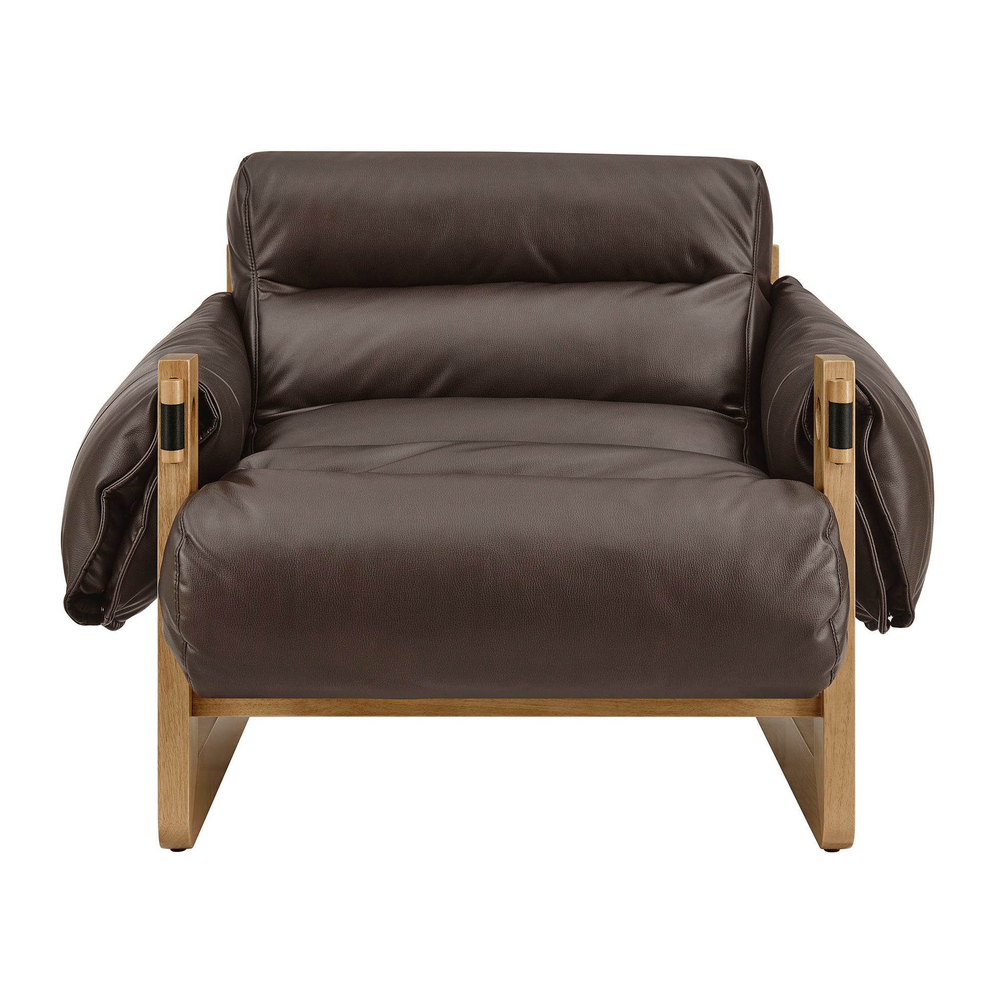 Sorelle Vegan Leather Sling Lounge Chair by Modway