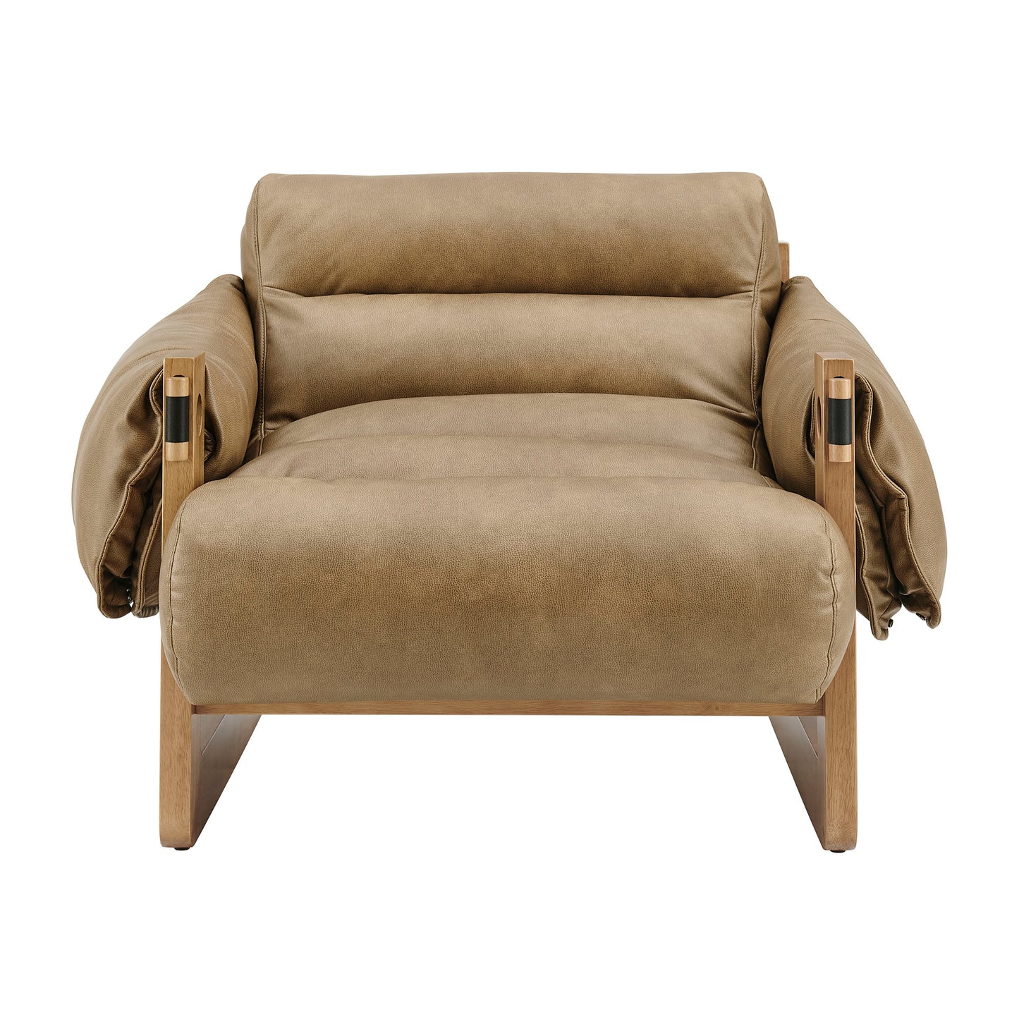 Sorelle Vegan Leather Sling Lounge Chair by Modway