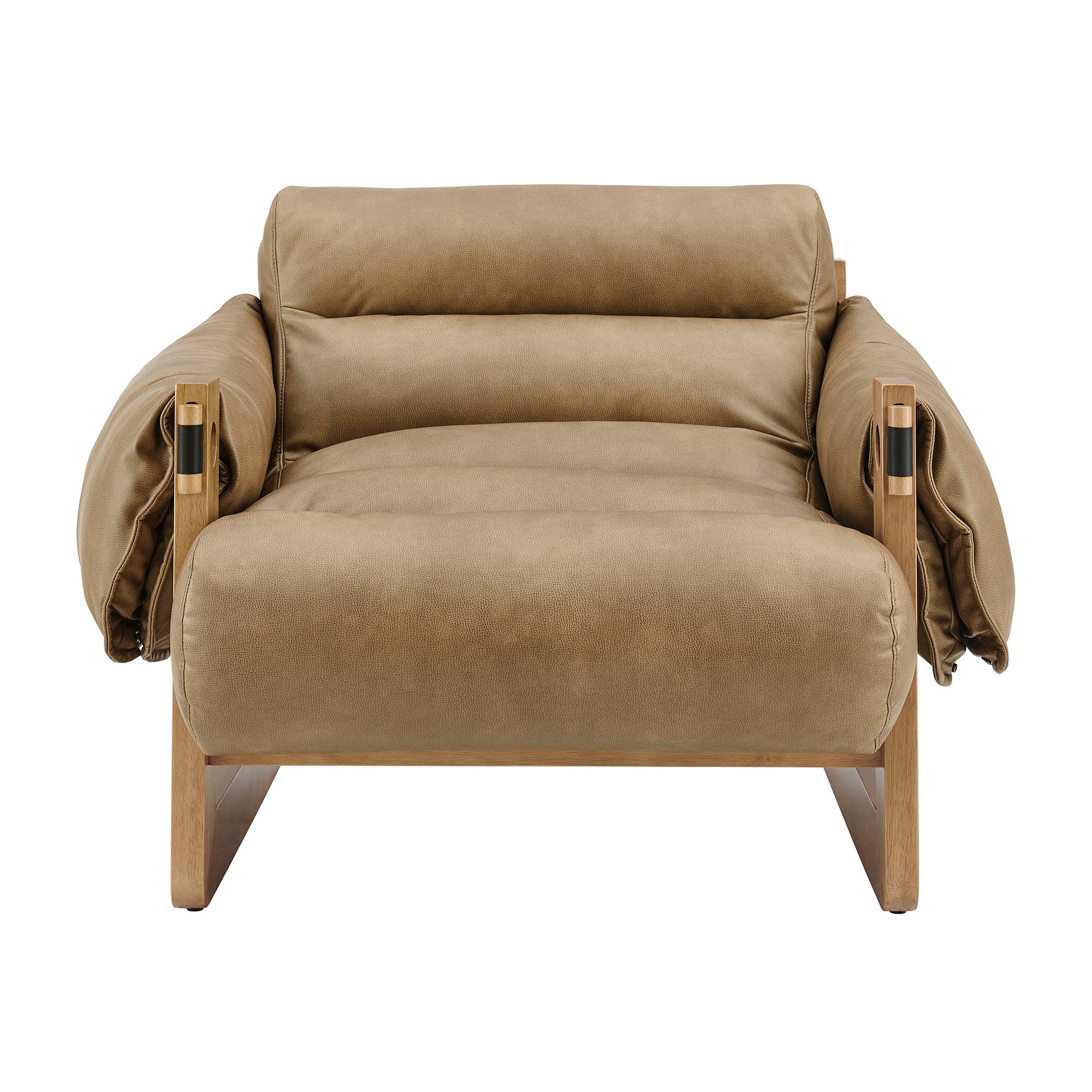 Sorelle Vegan Leather Sling Lounge Chair by Modway