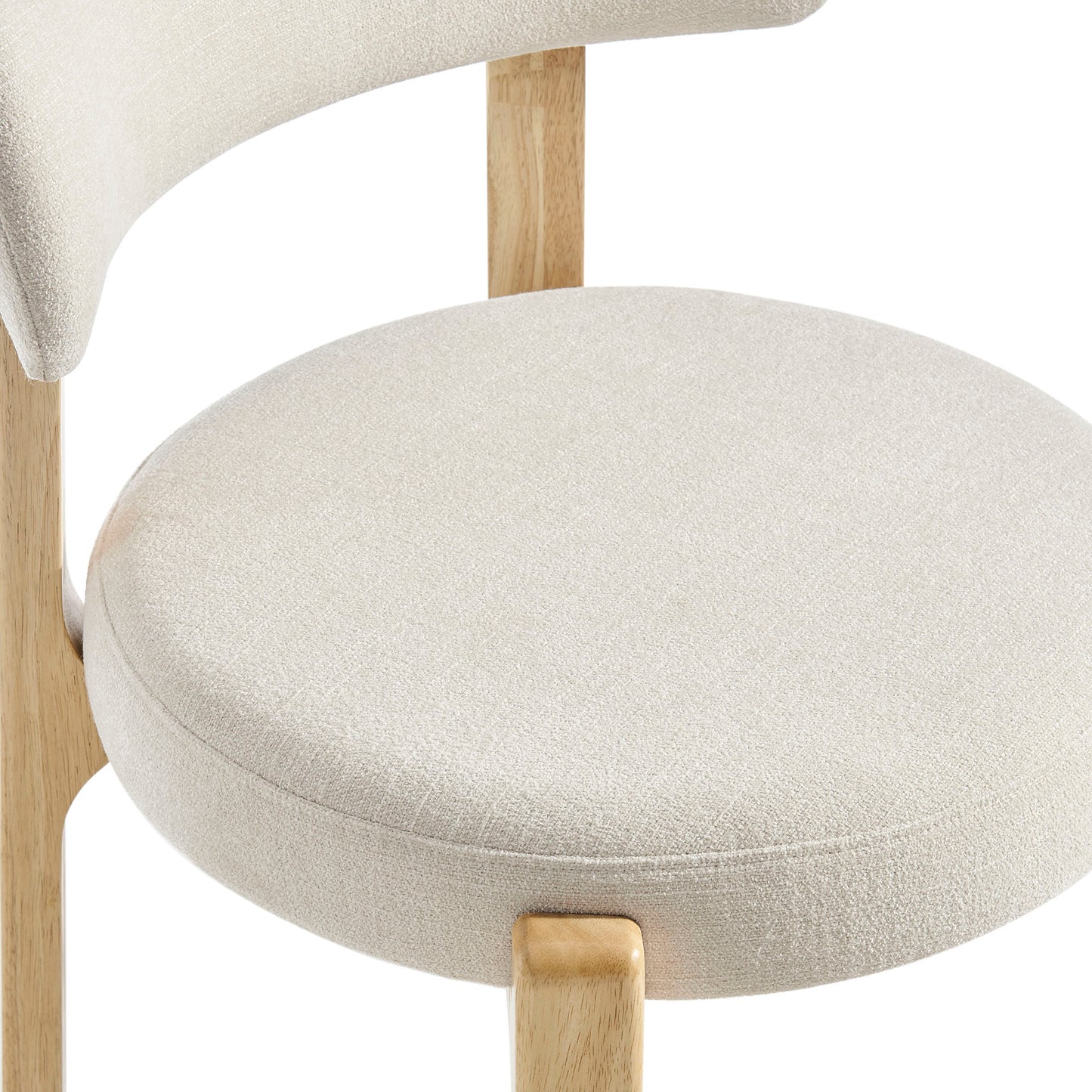 Marsha Upholstered Fabric Dining Chairs Set of 2 by Modway