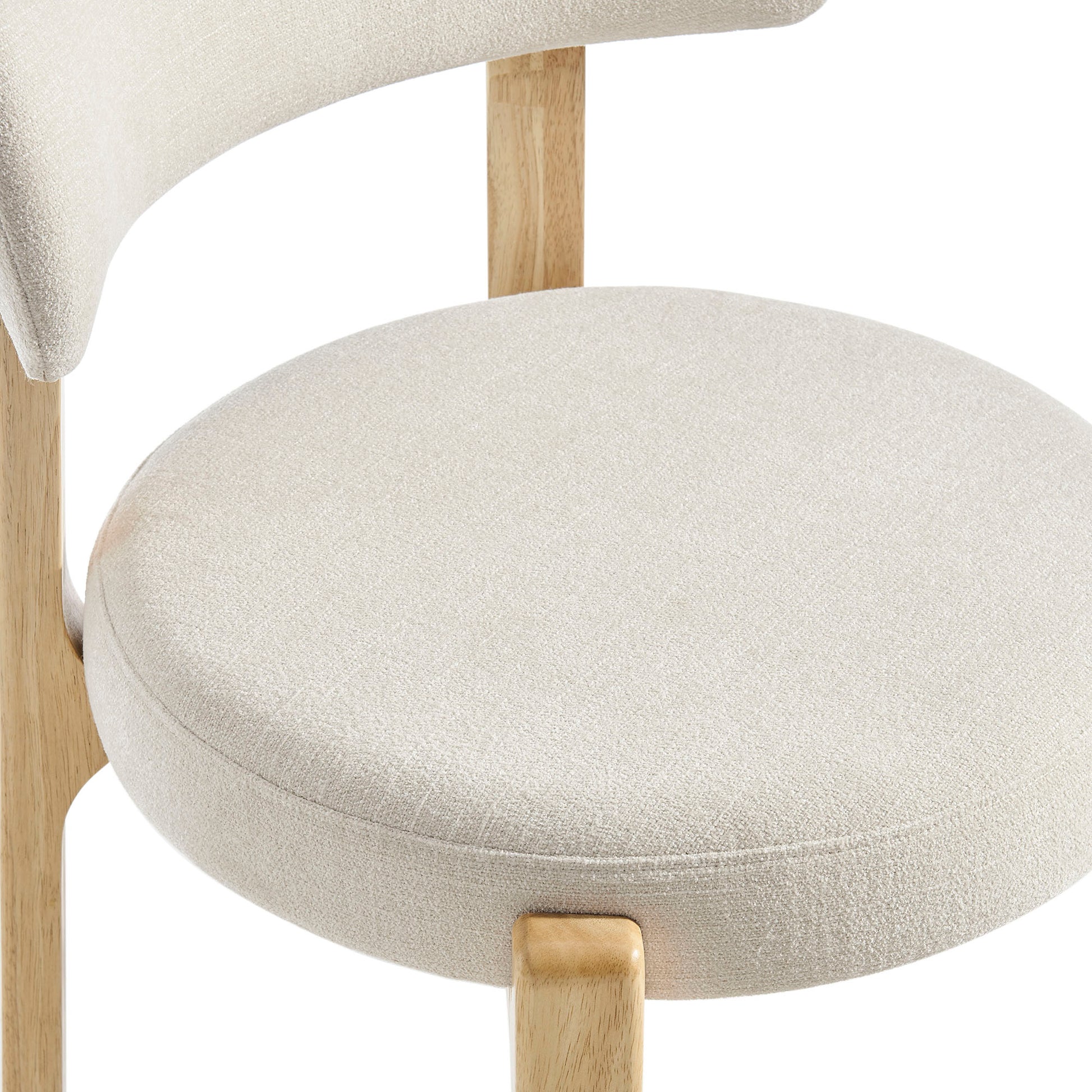 Marsha Upholstered Fabric Dining Chairs Set of 2 by Modway