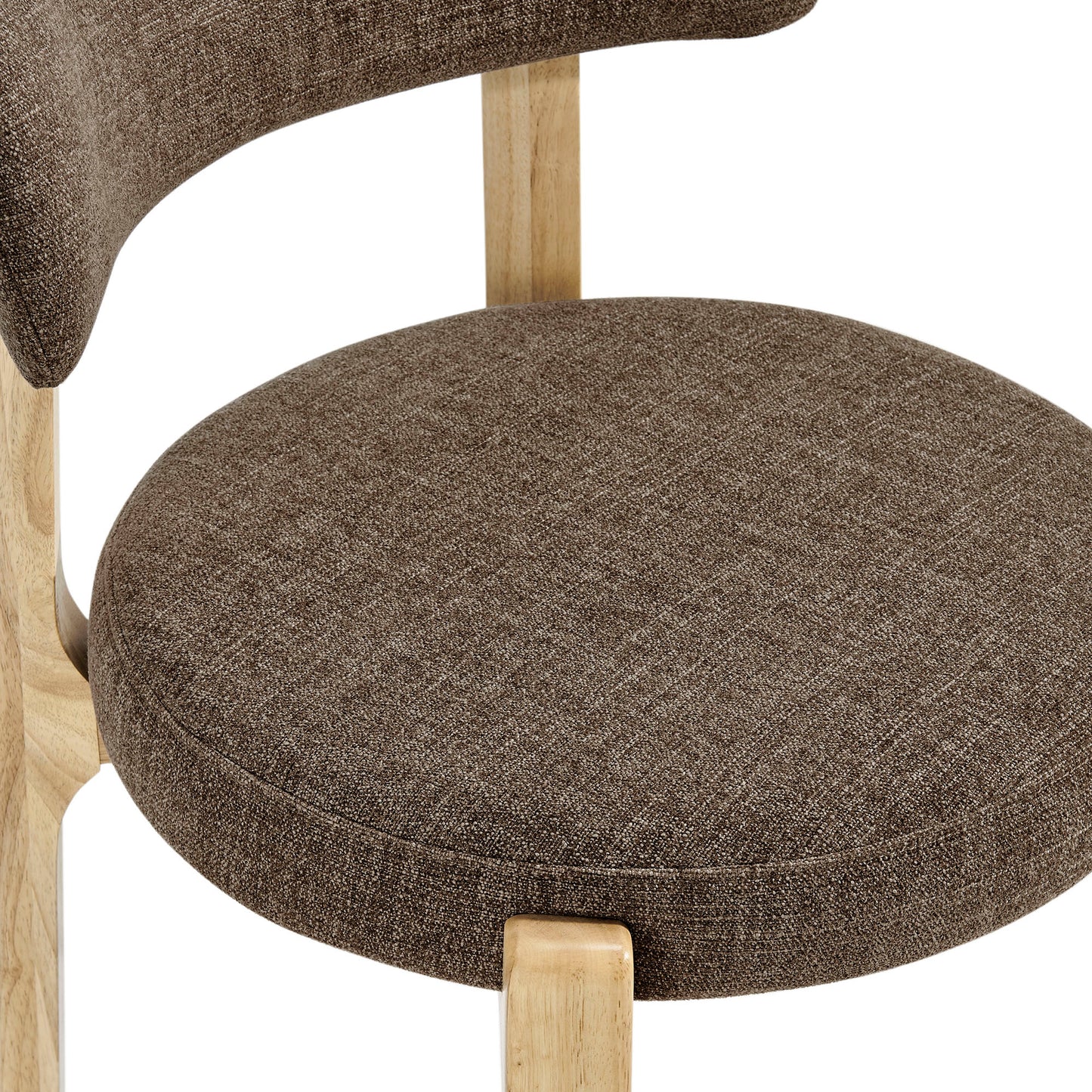 Marsha Upholstered Fabric Dining Chairs Set of 2 by Modway