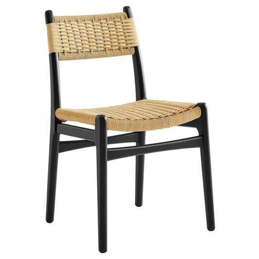 Wynn Rope and Wood Dining Side Chair by Modway