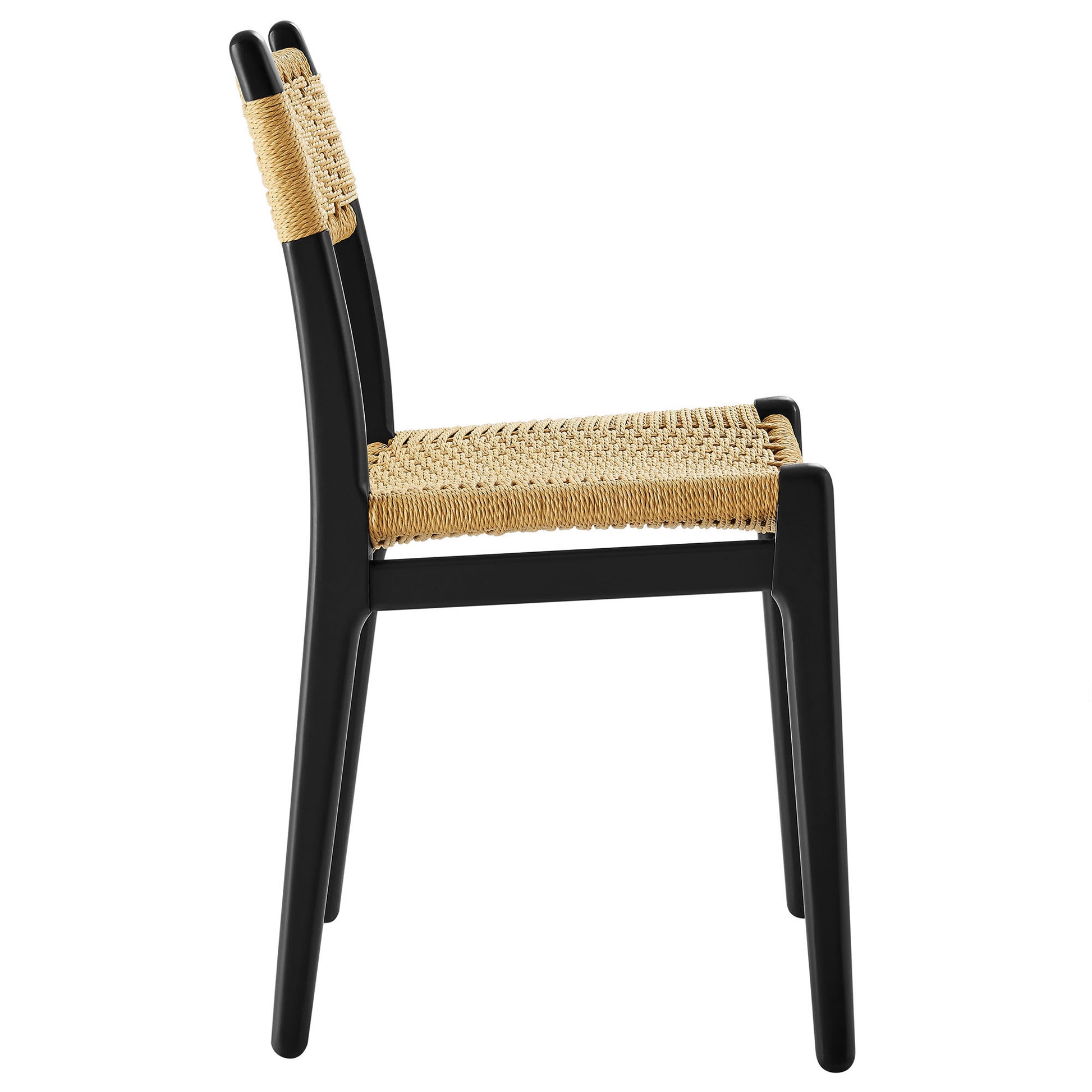 Wynn Rope and Wood Dining Side Chair by Modway