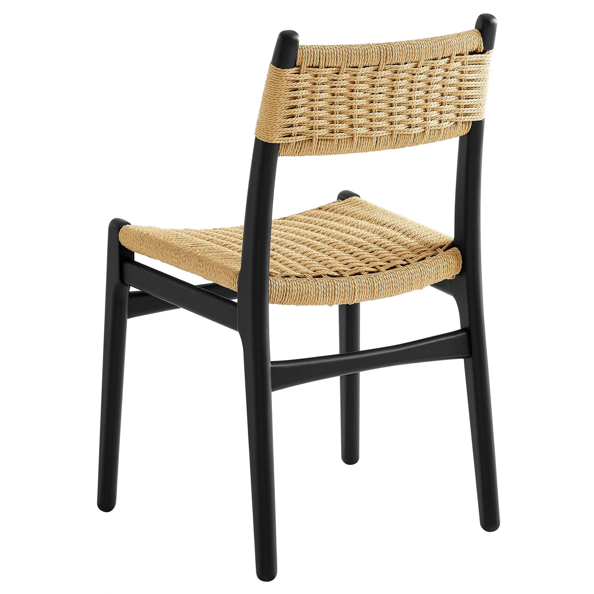 Wynn Rope and Wood Dining Side Chair by Modway