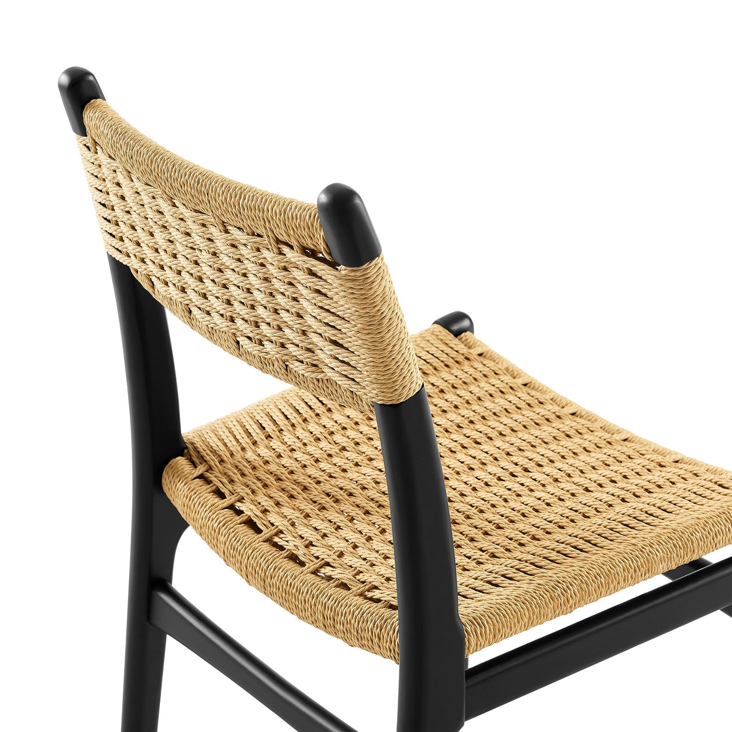 Wynn Rope and Wood Dining Side Chair by Modway