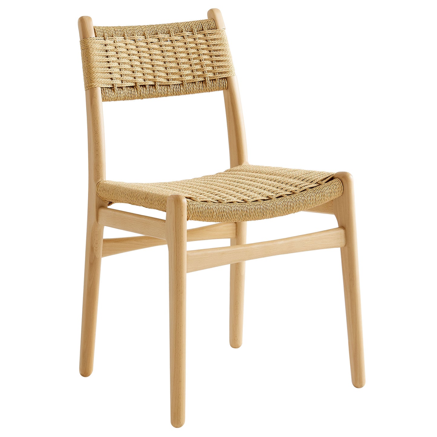 Wynn Rope and Wood Dining Side Chair by Modway