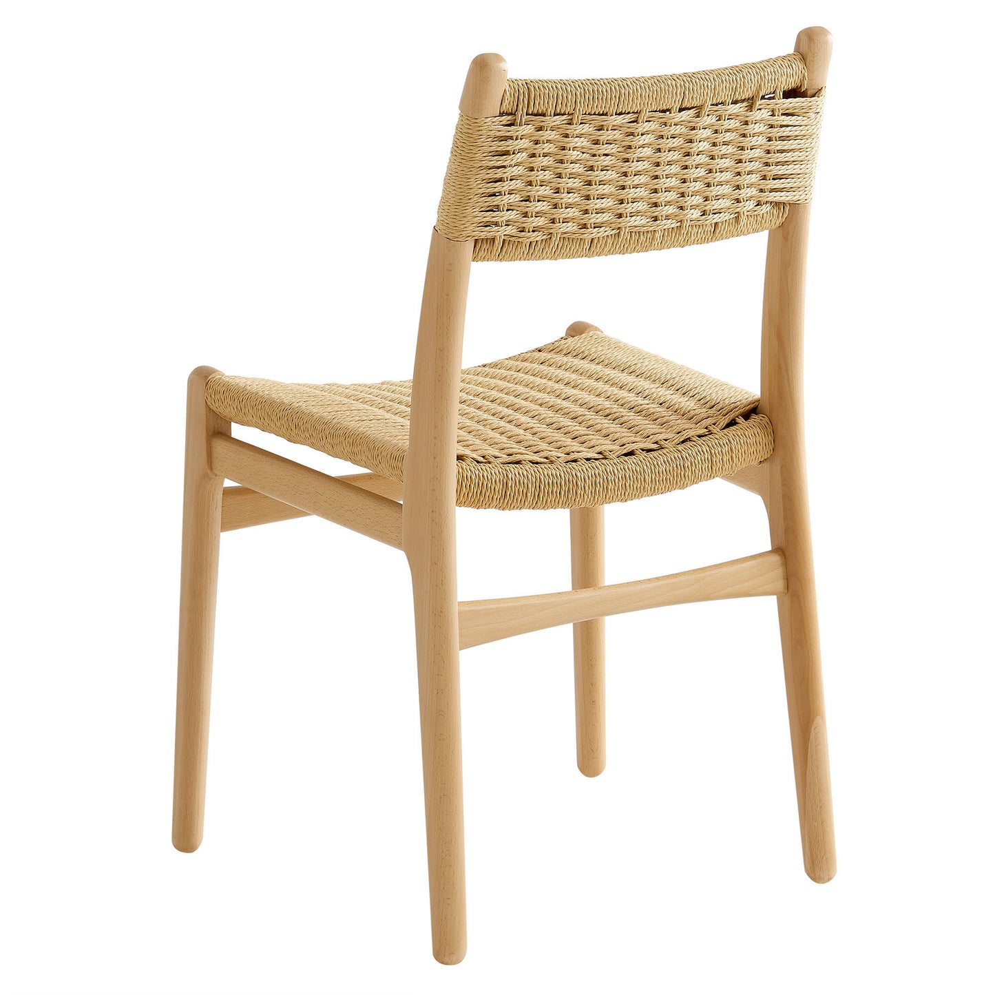 Wynn Rope and Wood Dining Side Chair by Modway